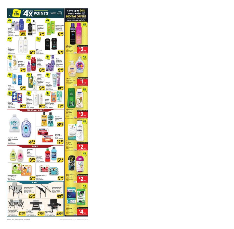 Vons Supermarket offers in NorCal, Southwest from 18 to 24 March 2026 Weekly offers