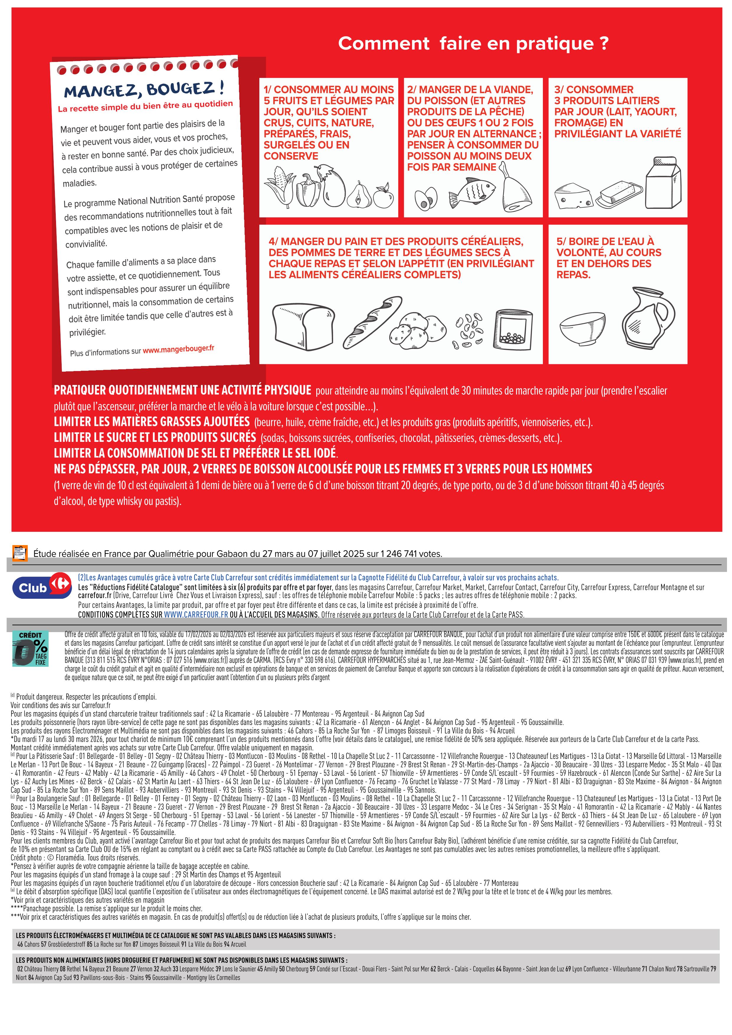 Offres Carrefour France de 17 à 30 mars 2026 BIENVENUE EN ITALIE
