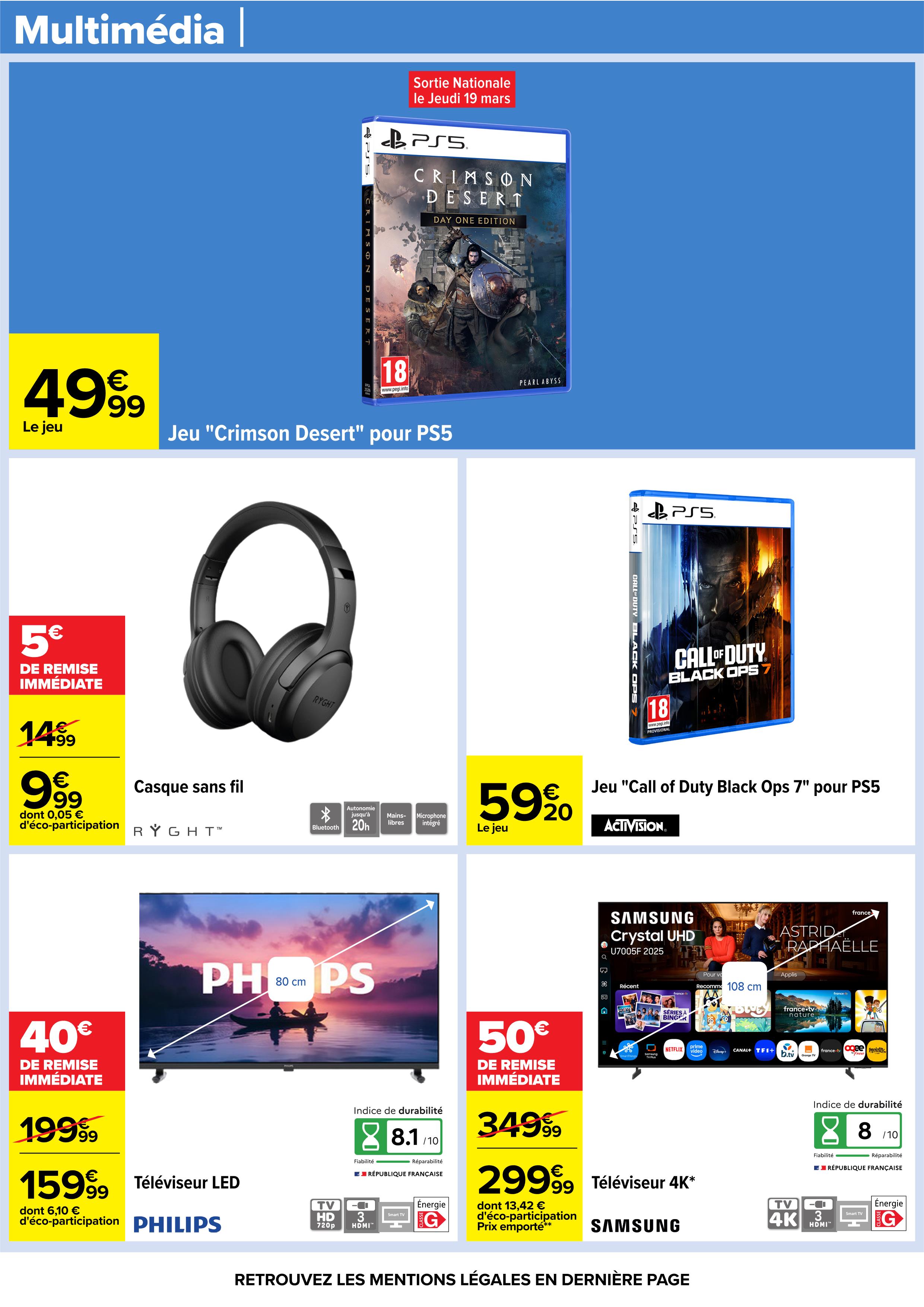 Offres Carrefour France de 17 à 30 mars 2026 BIENVENUE EN ITALIE