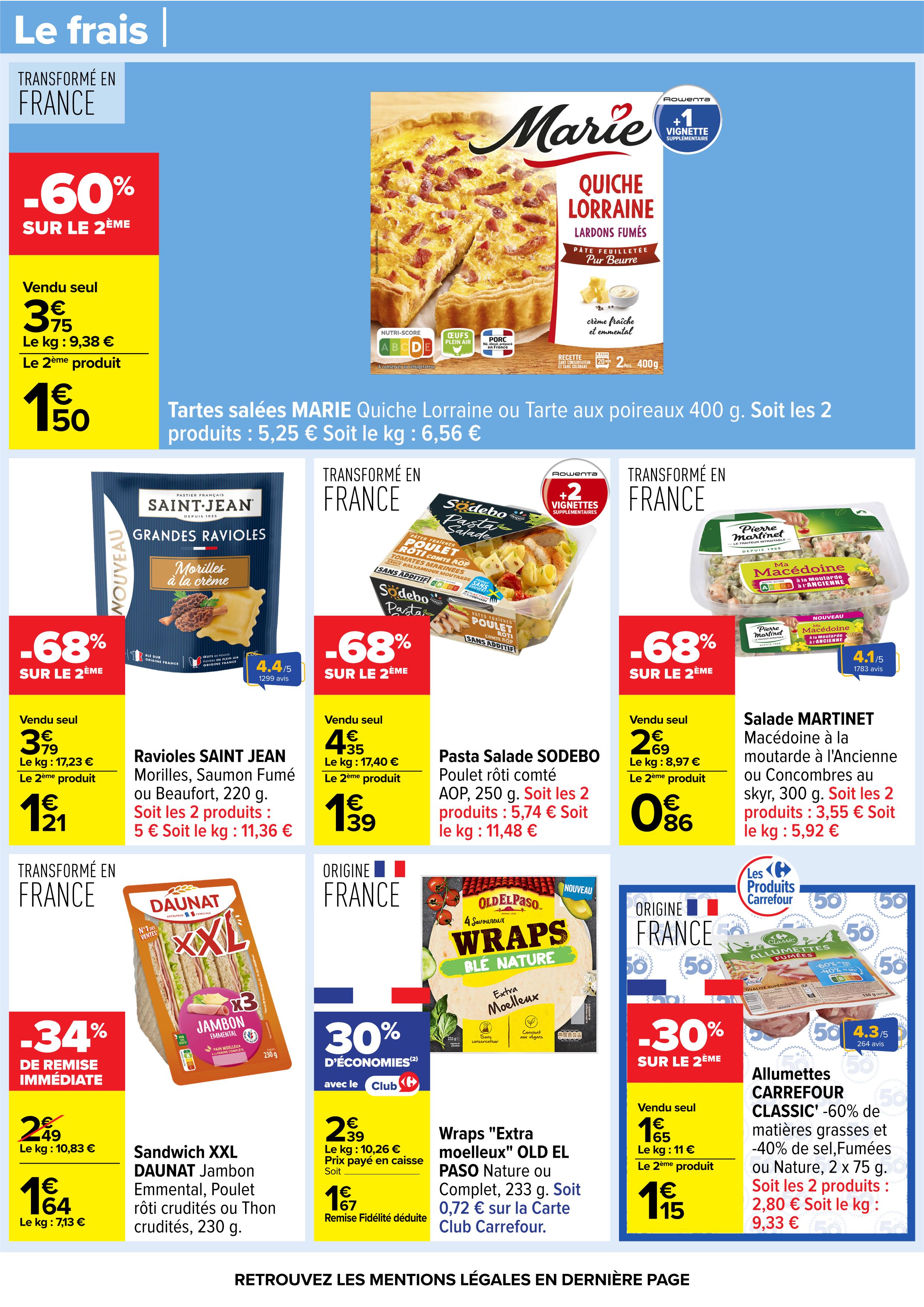 Offres Carrefour France de 17 à 30 mars 2026 BIENVENUE EN ITALIE