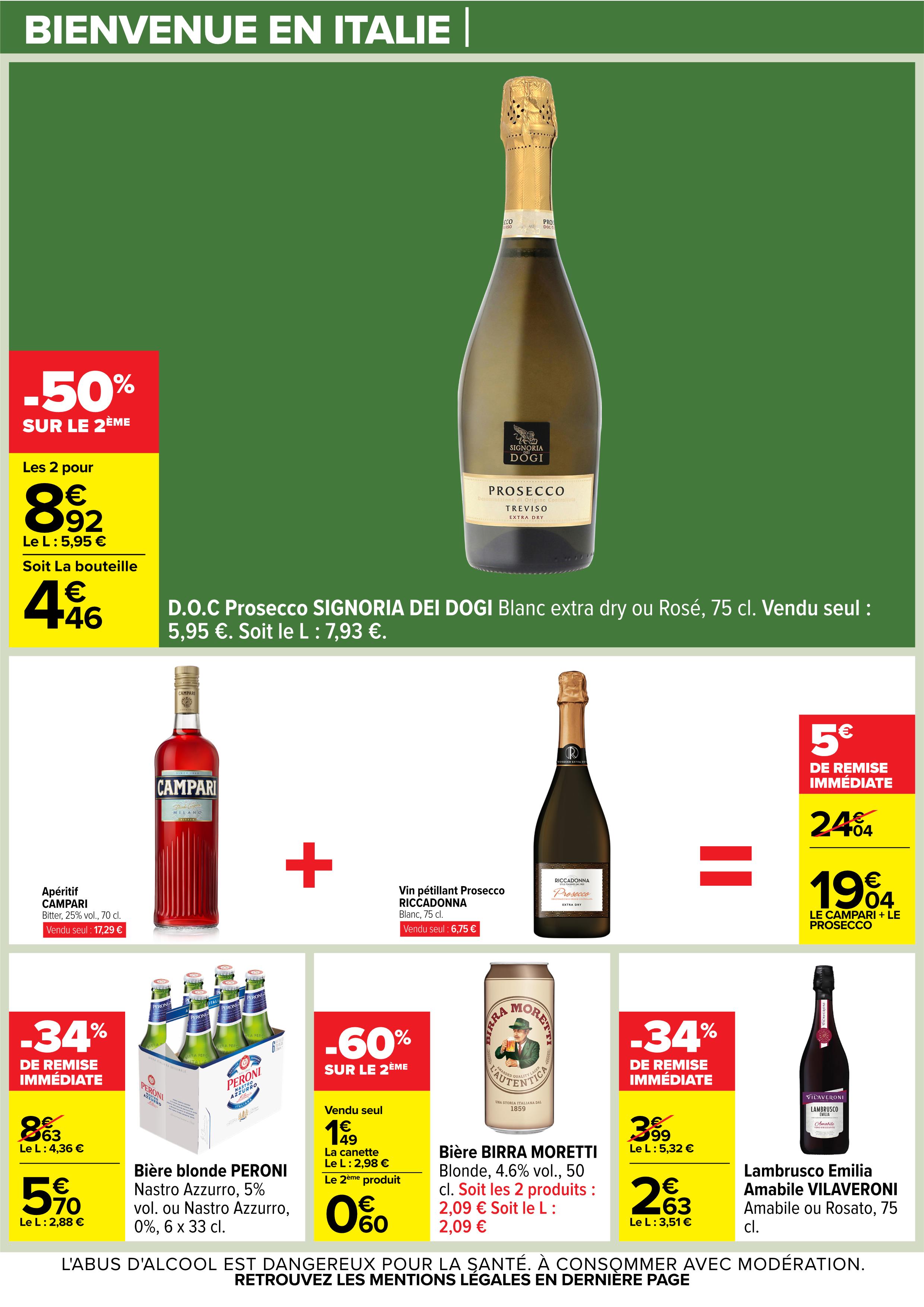 Offres Carrefour France de 17 à 30 mars 2026 BIENVENUE EN ITALIE