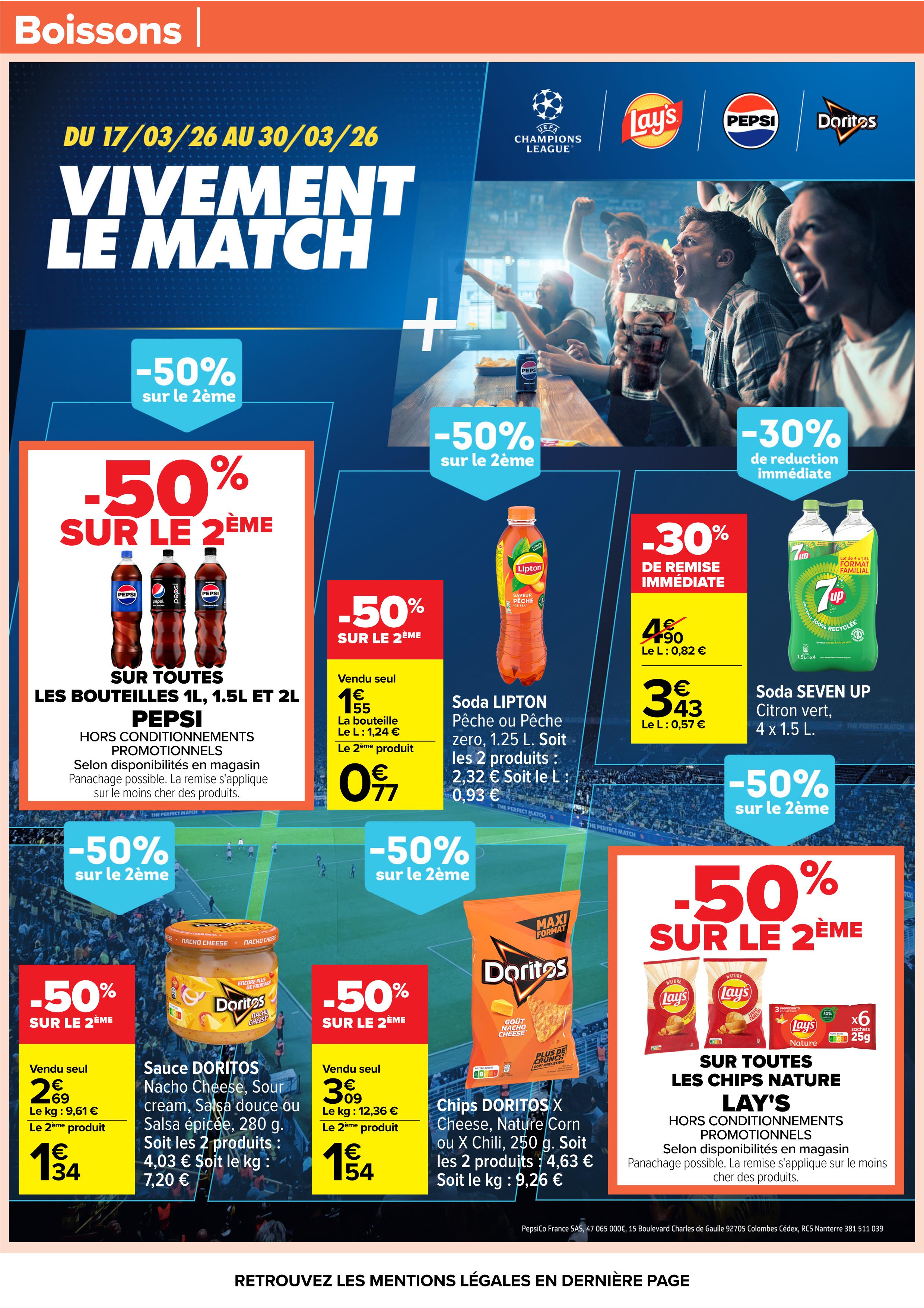 Offres Carrefour France de 17 à 30 mars 2026 BIENVENUE EN ITALIE