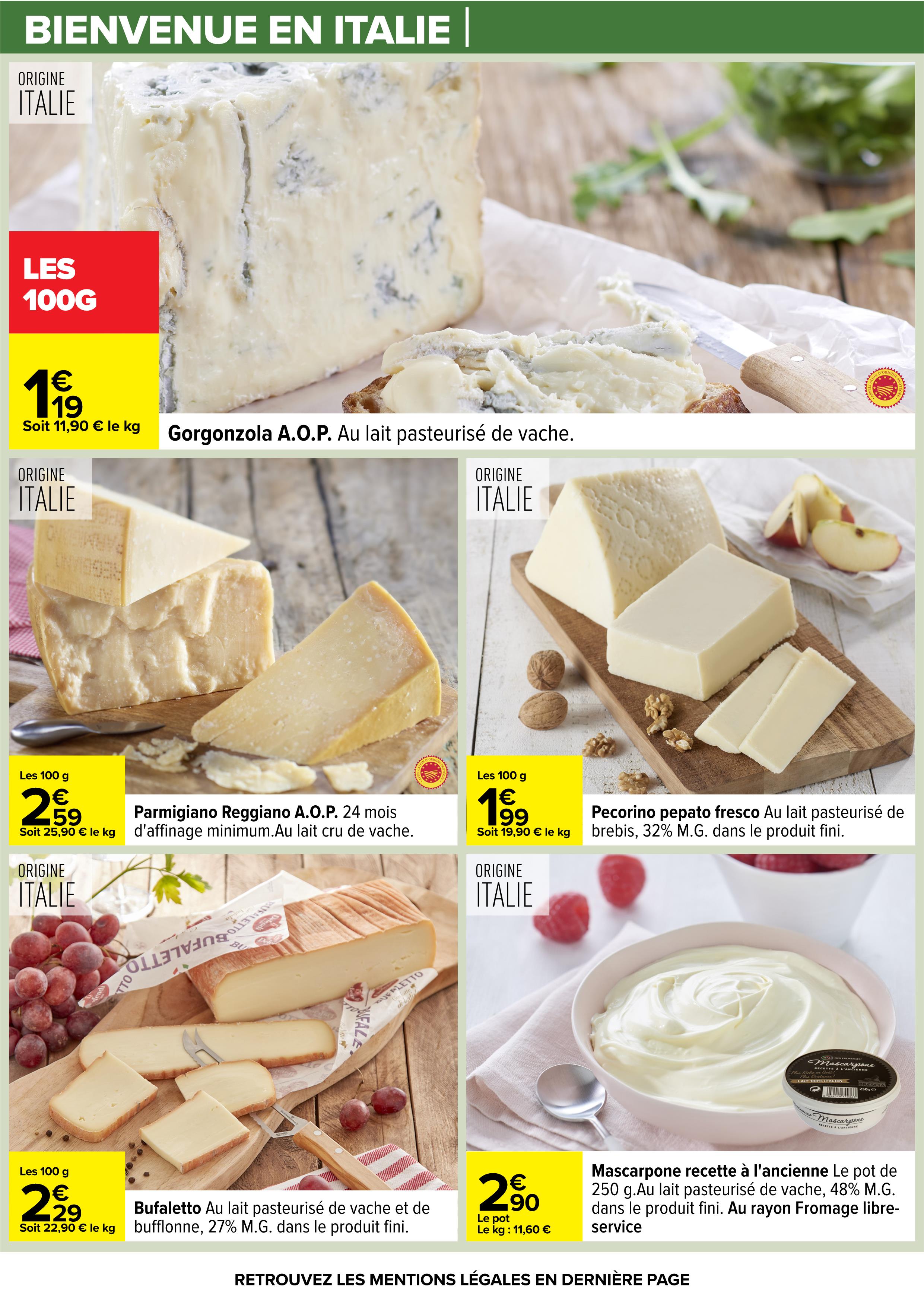 Offres Carrefour France de 17 à 30 mars 2026 BIENVENUE EN ITALIE