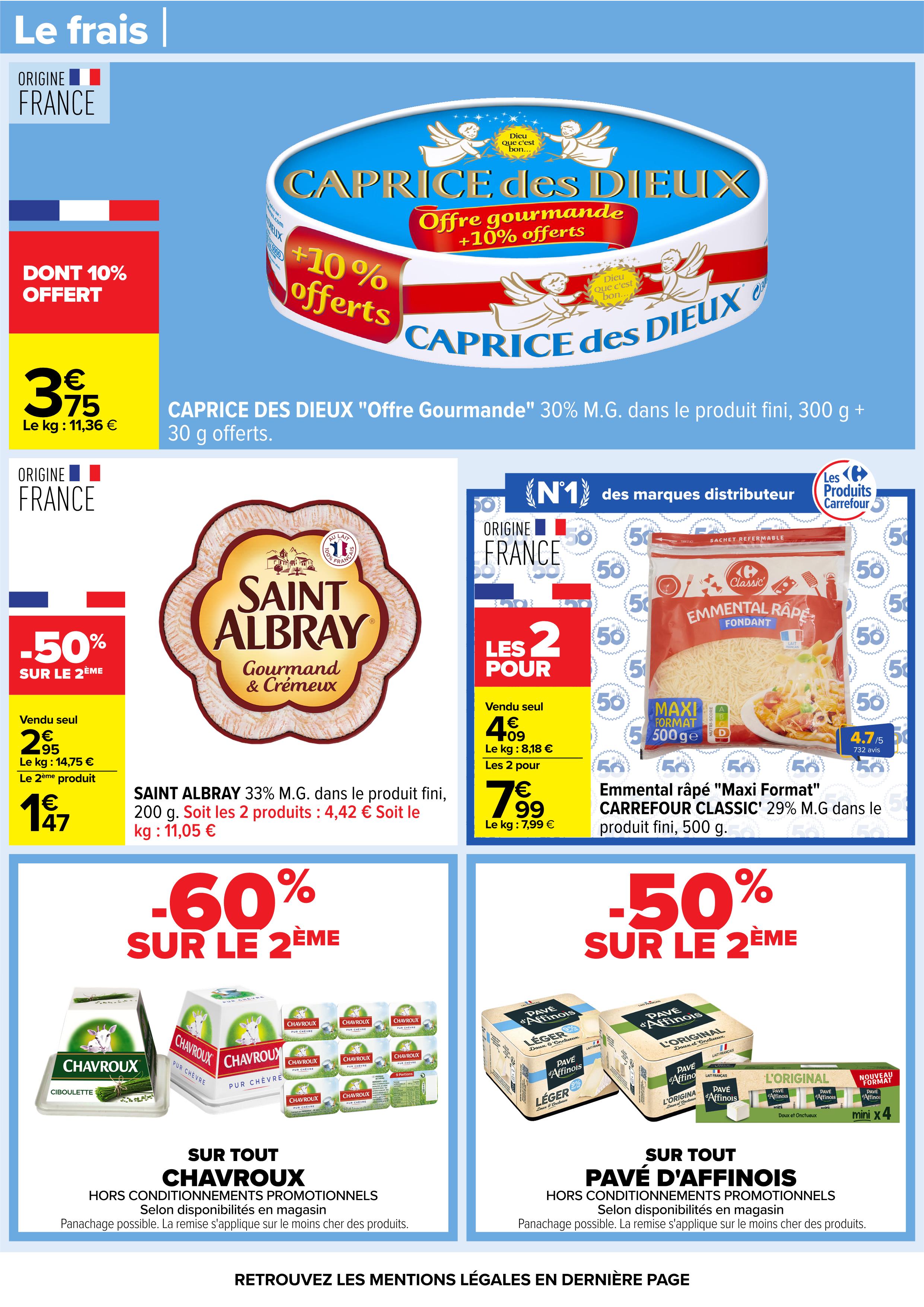 Offres Carrefour France de 17 à 30 mars 2026 BIENVENUE EN ITALIE