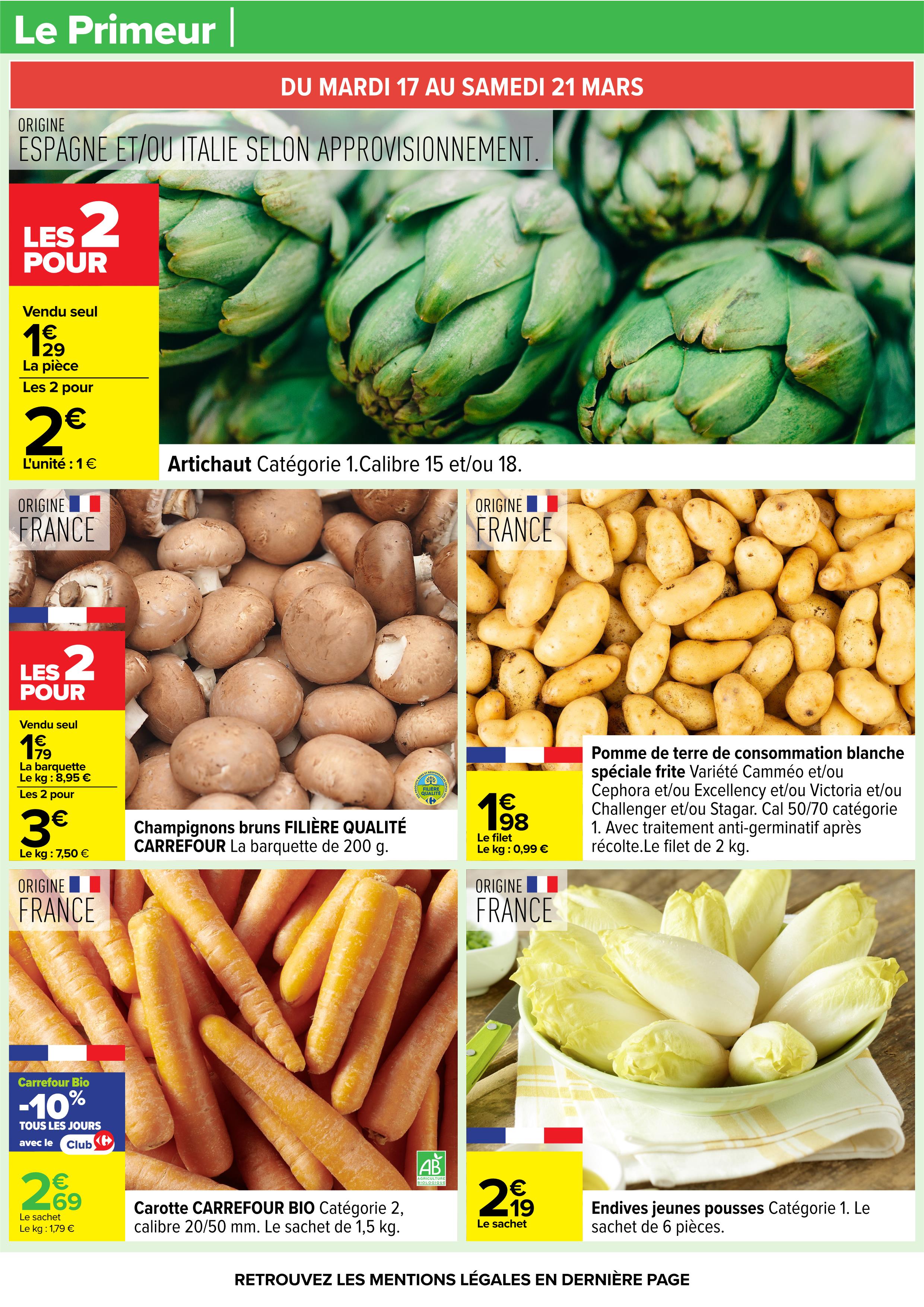 Offres Carrefour France de 17 à 30 mars 2026 BIENVENUE EN ITALIE