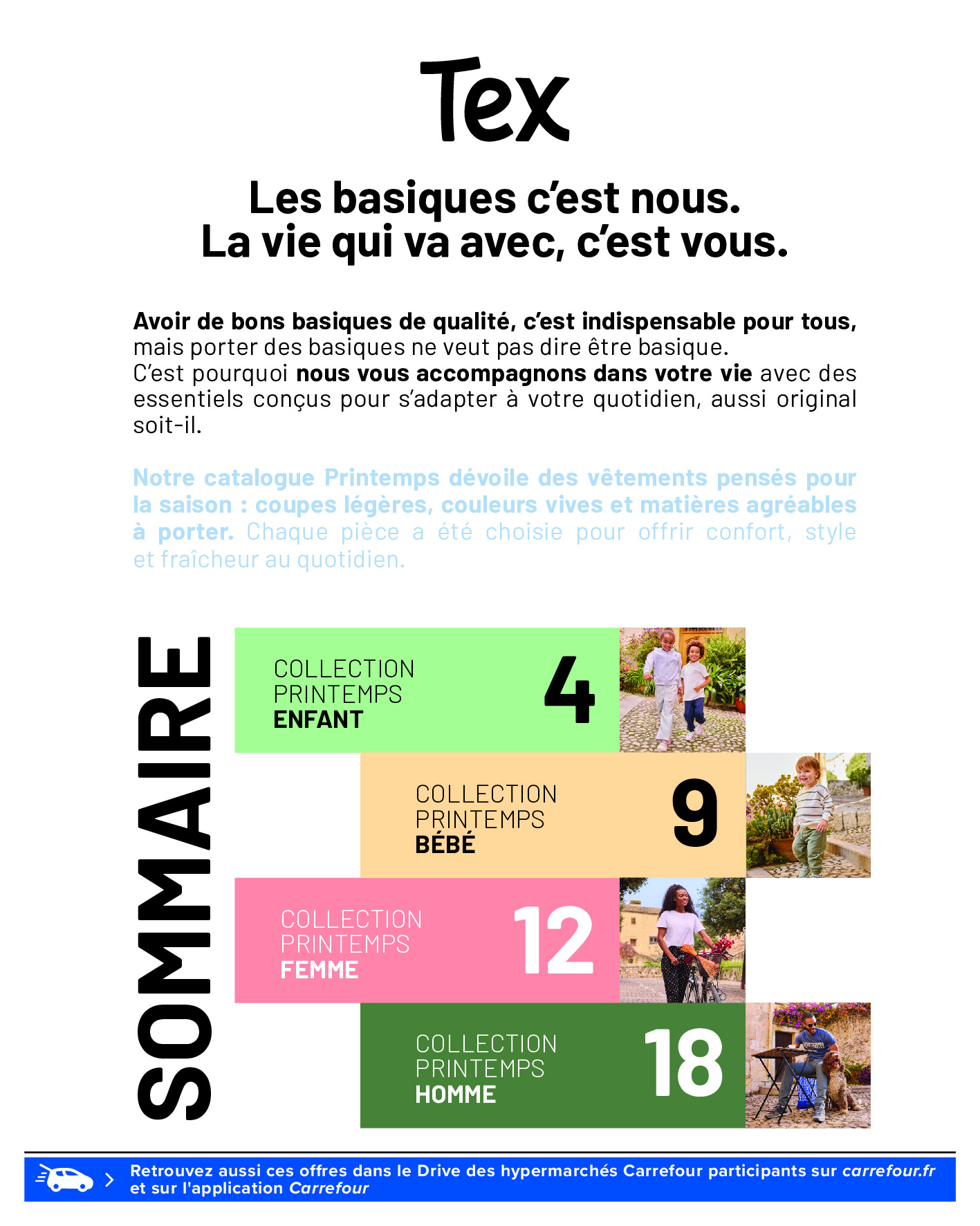 Offres Carrefour France de 24 mars à 6 avril 2026 TEXTILE SPÉCIAL PRINTEMPS