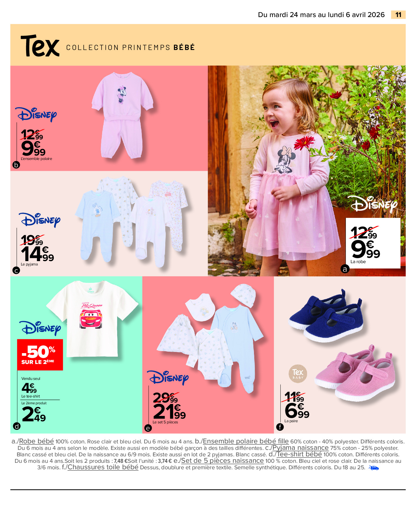 Offres Carrefour France de 24 mars à 6 avril 2026 TEXTILE SPÉCIAL PRINTEMPS