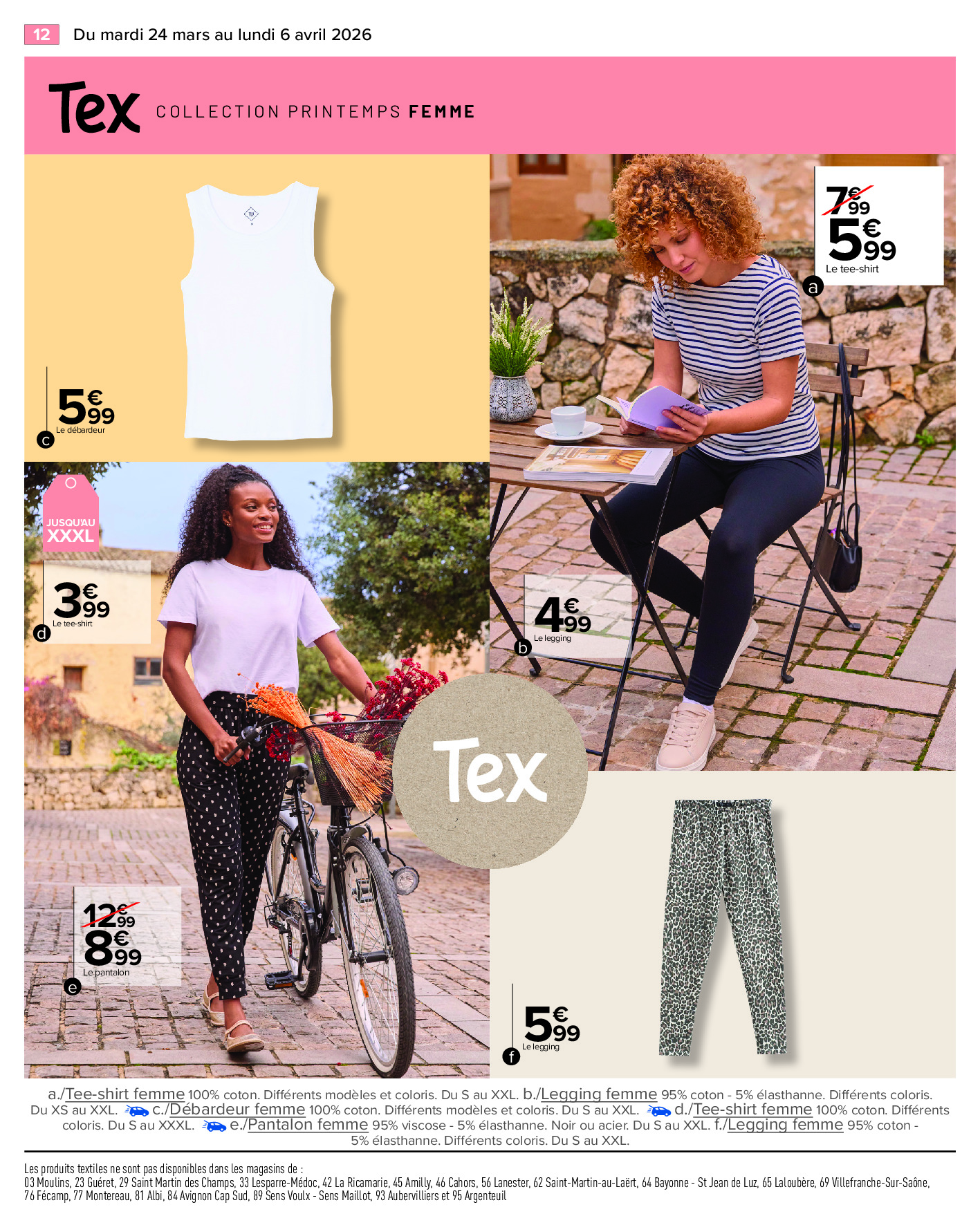 Offres Carrefour France de 24 mars à 6 avril 2026 TEXTILE SPÉCIAL PRINTEMPS