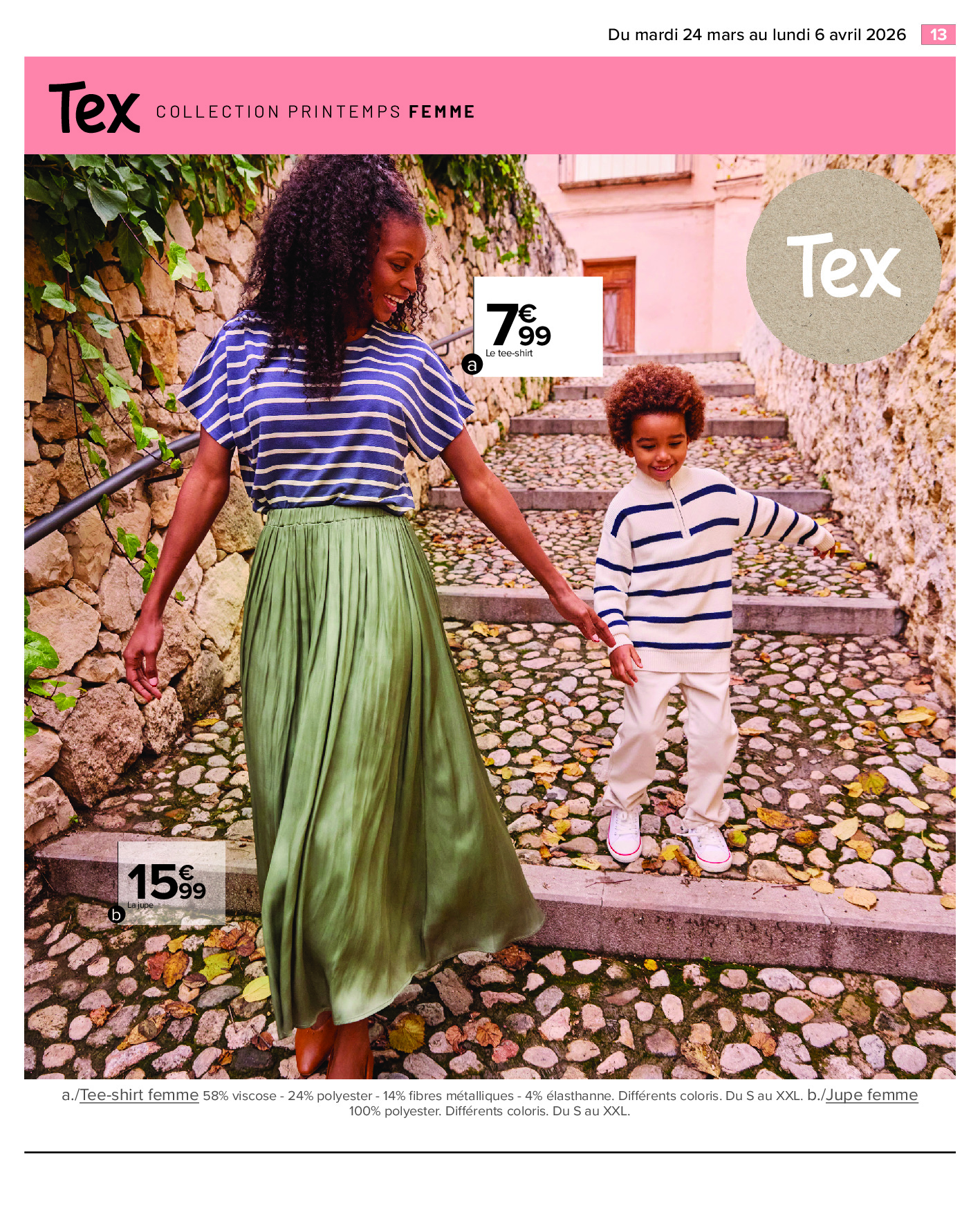 Offres Carrefour France de 24 mars à 6 avril 2026 TEXTILE SPÉCIAL PRINTEMPS