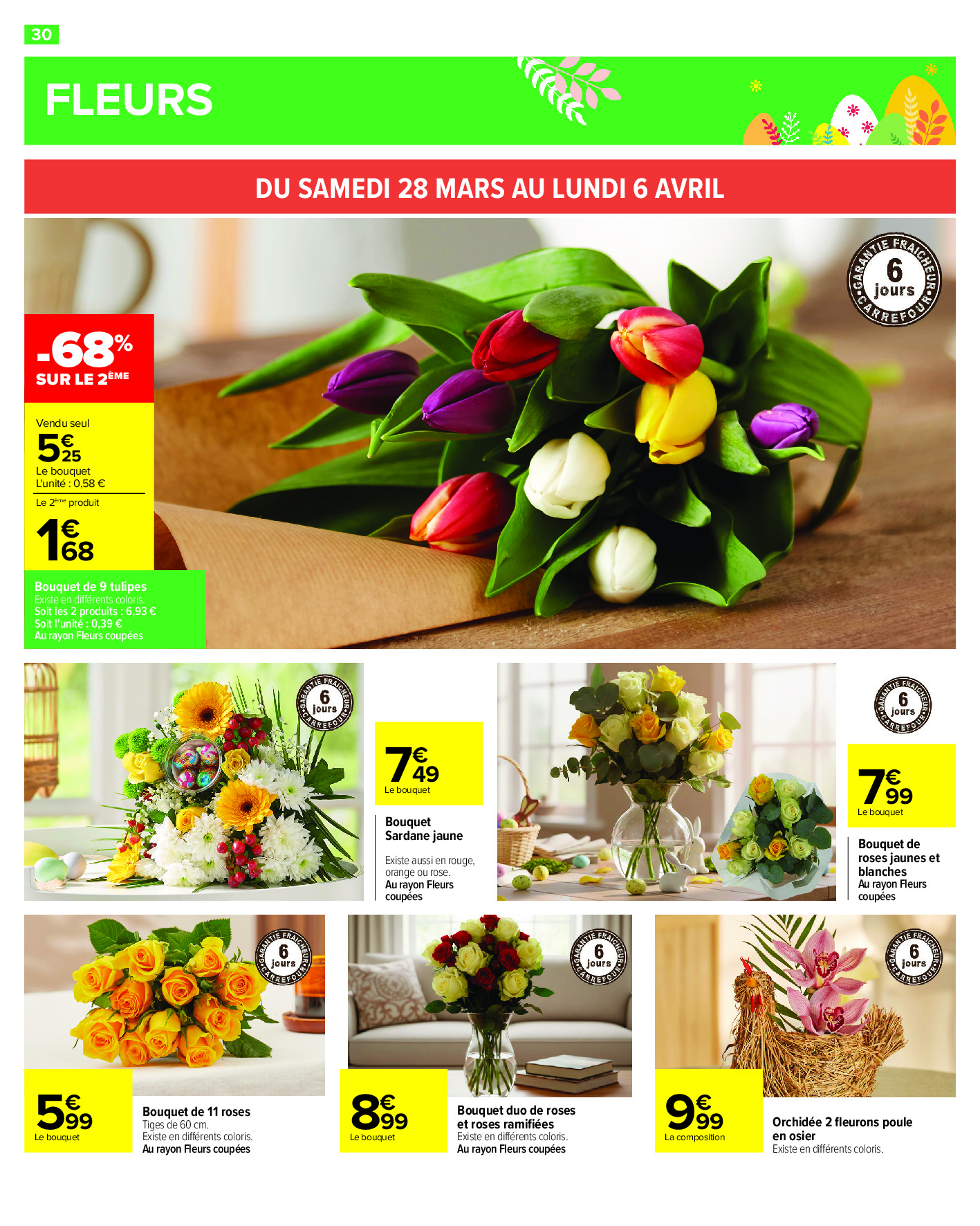 Offres Carrefour France de 27 mars à 6 avril 2026 PAQUES FESTIF