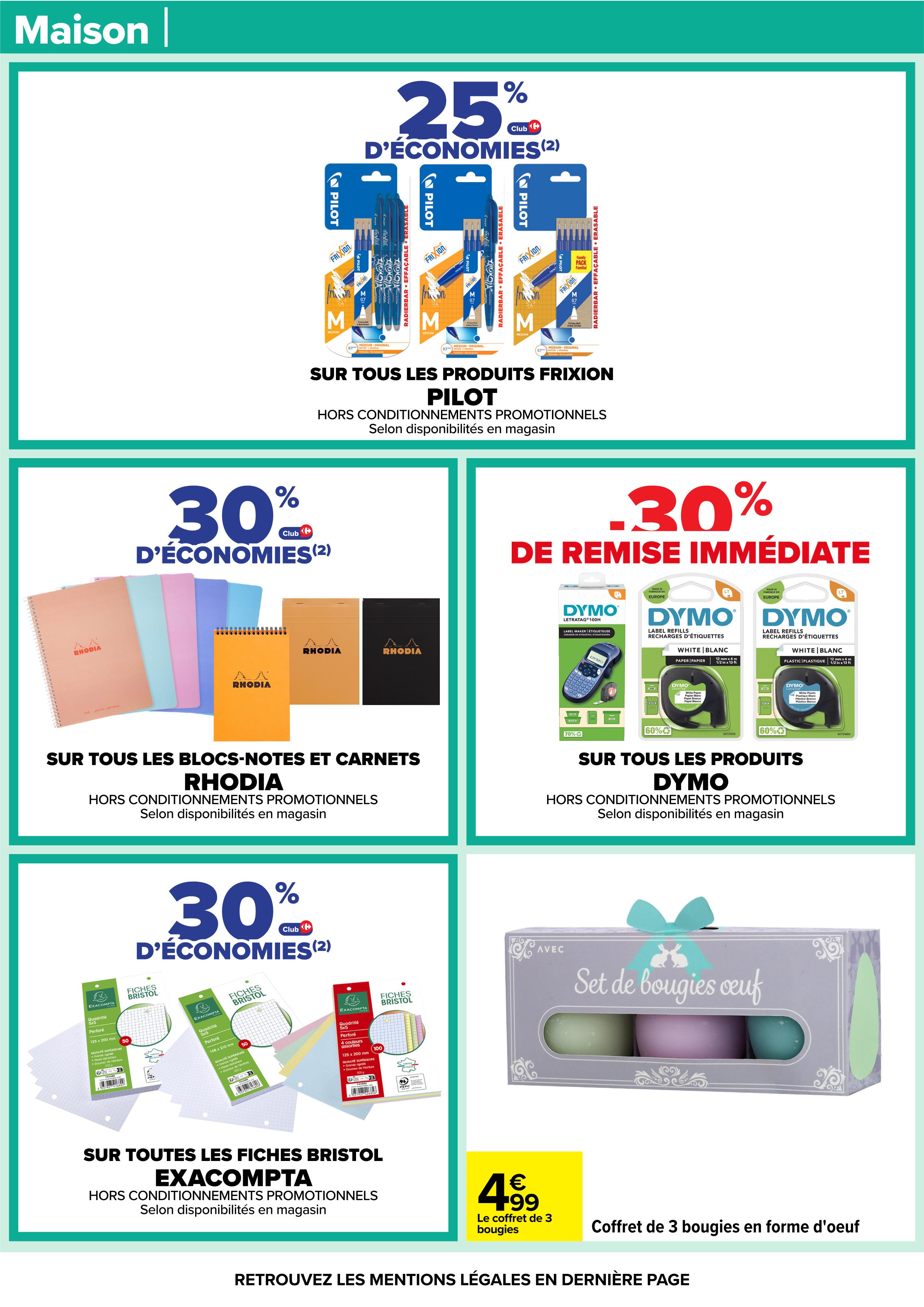Offres Carrefour France de 24 mars à 6 avril 2026 PÂQUES POUR TOUS LES GOÛTS