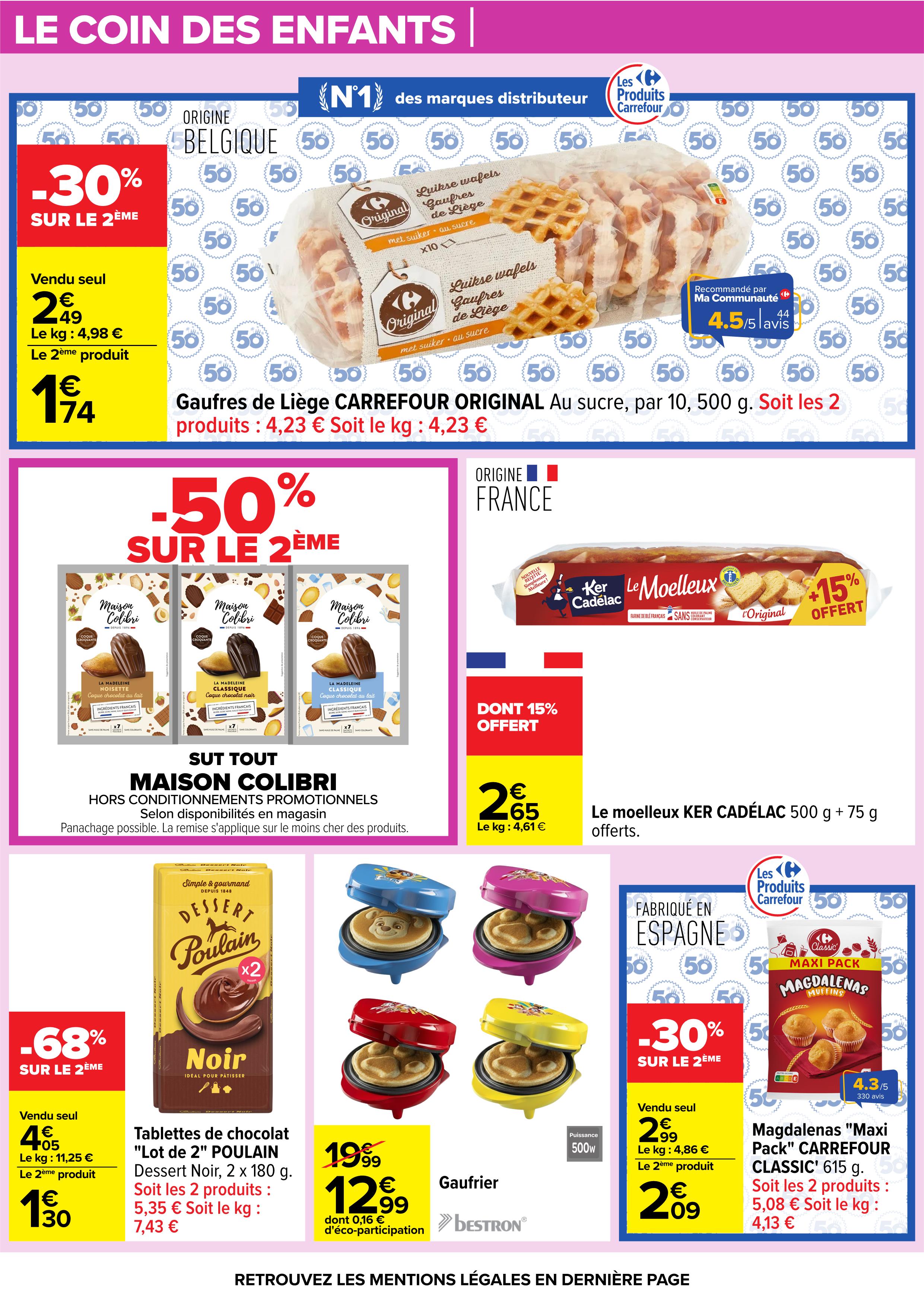 Offres Carrefour France de 24 mars à 6 avril 2026 PÂQUES POUR TOUS LES GOÛTS