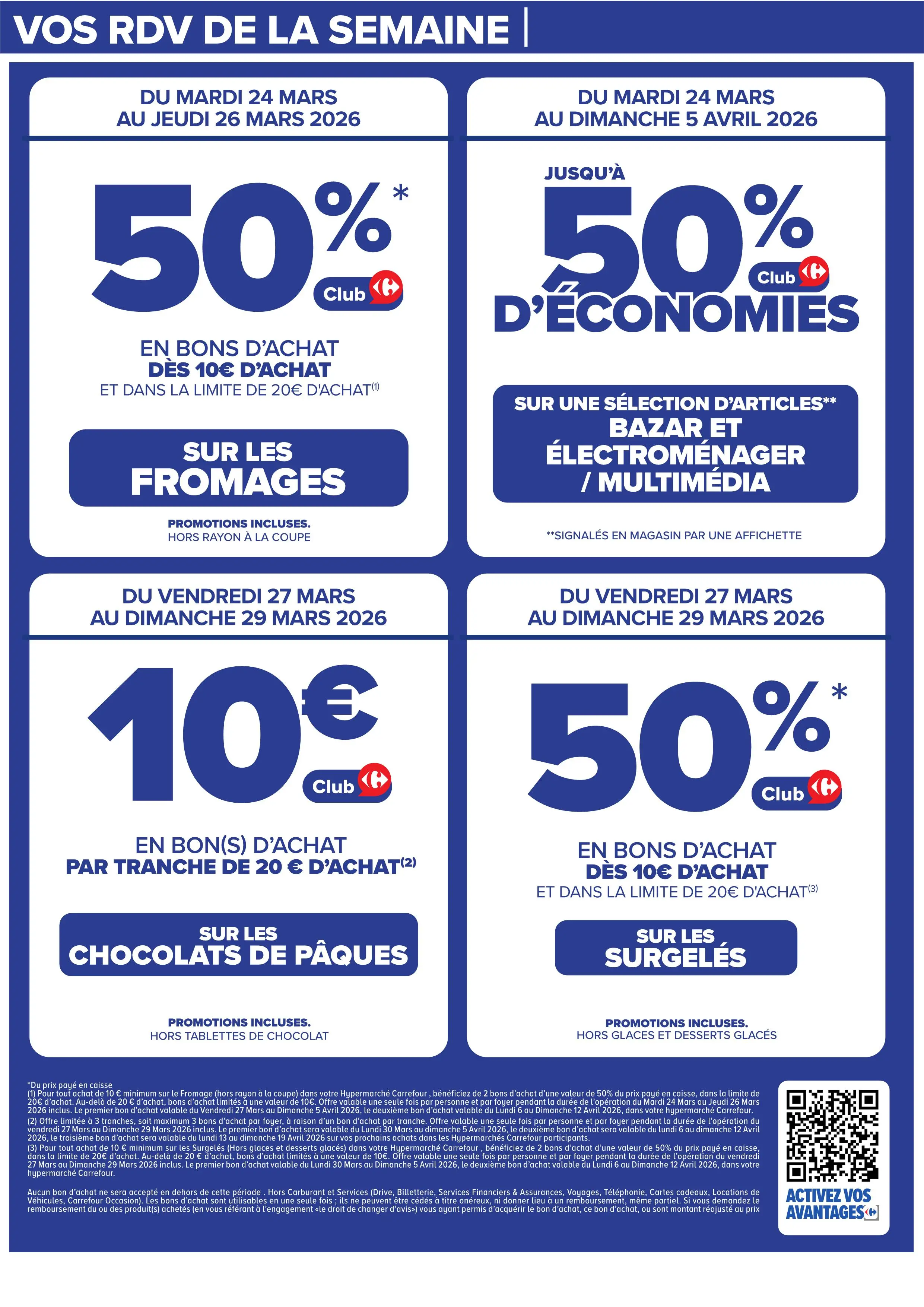 Offres Carrefour France de 24 mars à 6 avril 2026 PÂQUES POUR TOUS LES GOÛTS