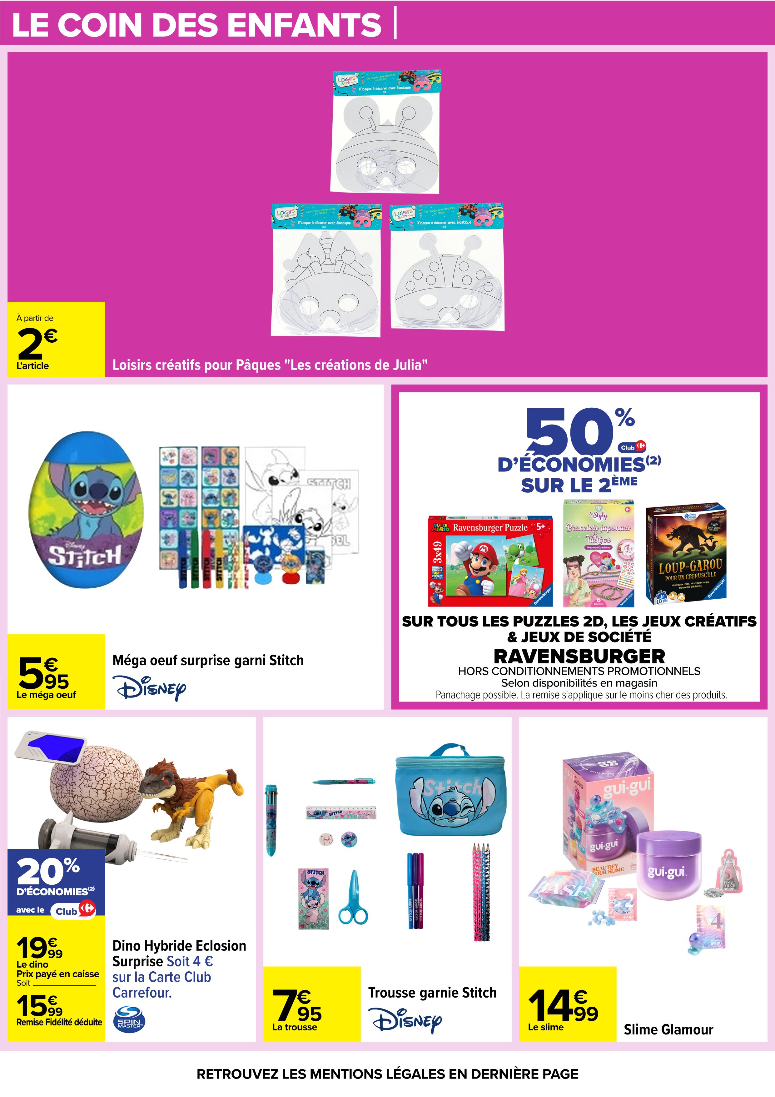 Offres Carrefour France de 24 mars à 6 avril 2026 PÂQUES POUR TOUS LES GOÛTS