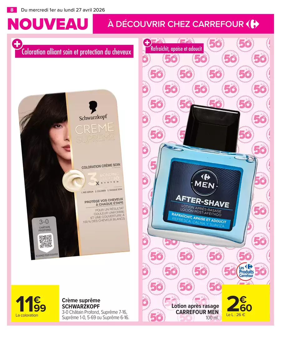 Carrefour France offers from 1 to 27 April 2026 The news you should not miss