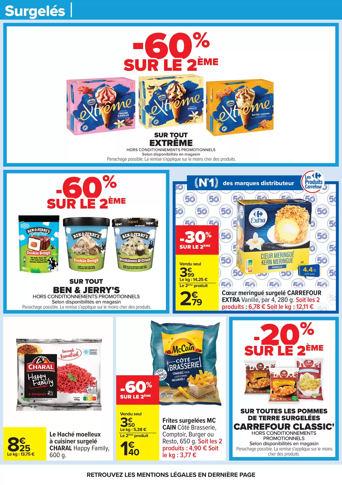 Ofertas de Carrefour Francia de 31 marzo a 13 abril 2026 FIESTA CREPES