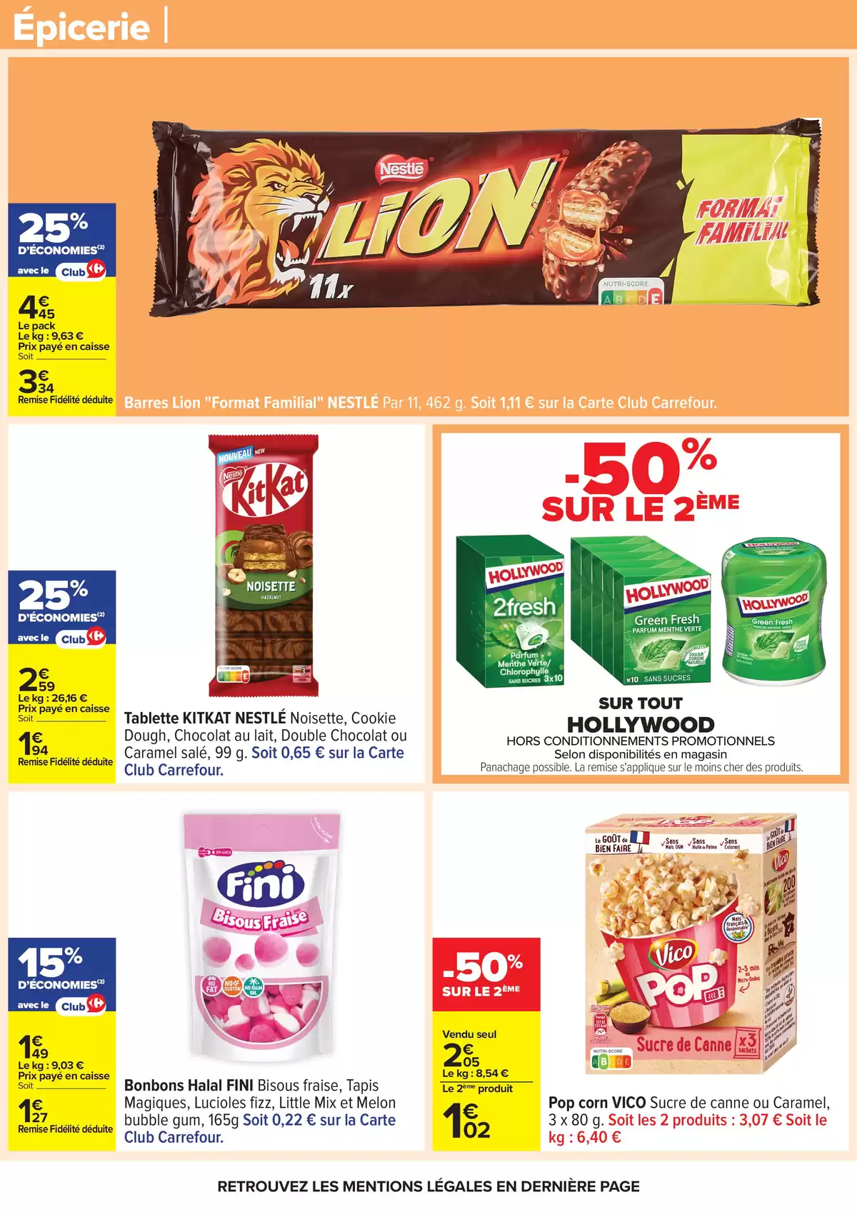 Ofertas de Carrefour Francia de 31 marzo a 13 abril 2026 FIESTA CREPES