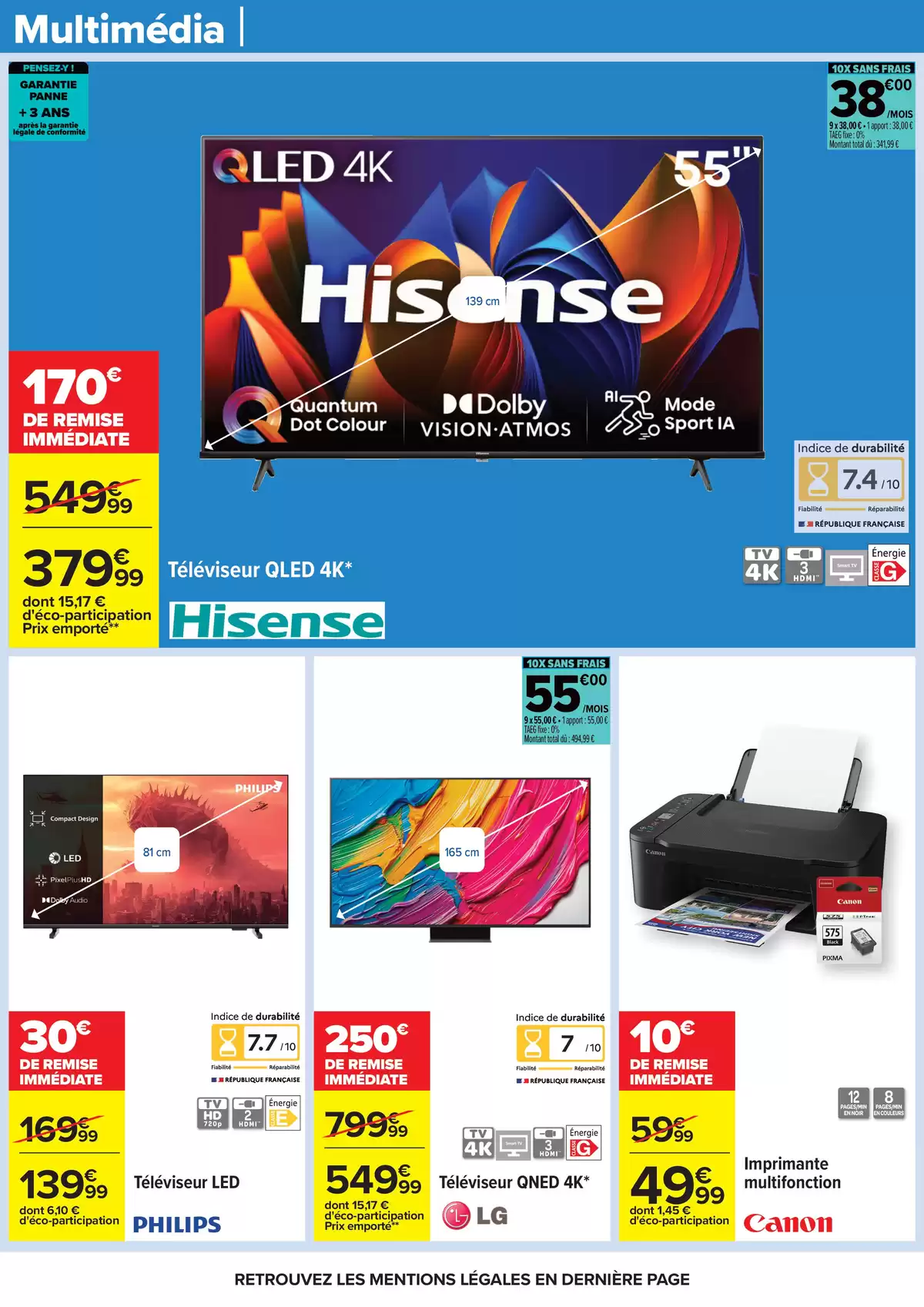 Ofertas de Carrefour Francia de 31 marzo a 13 abril 2026 FIESTA CREPES