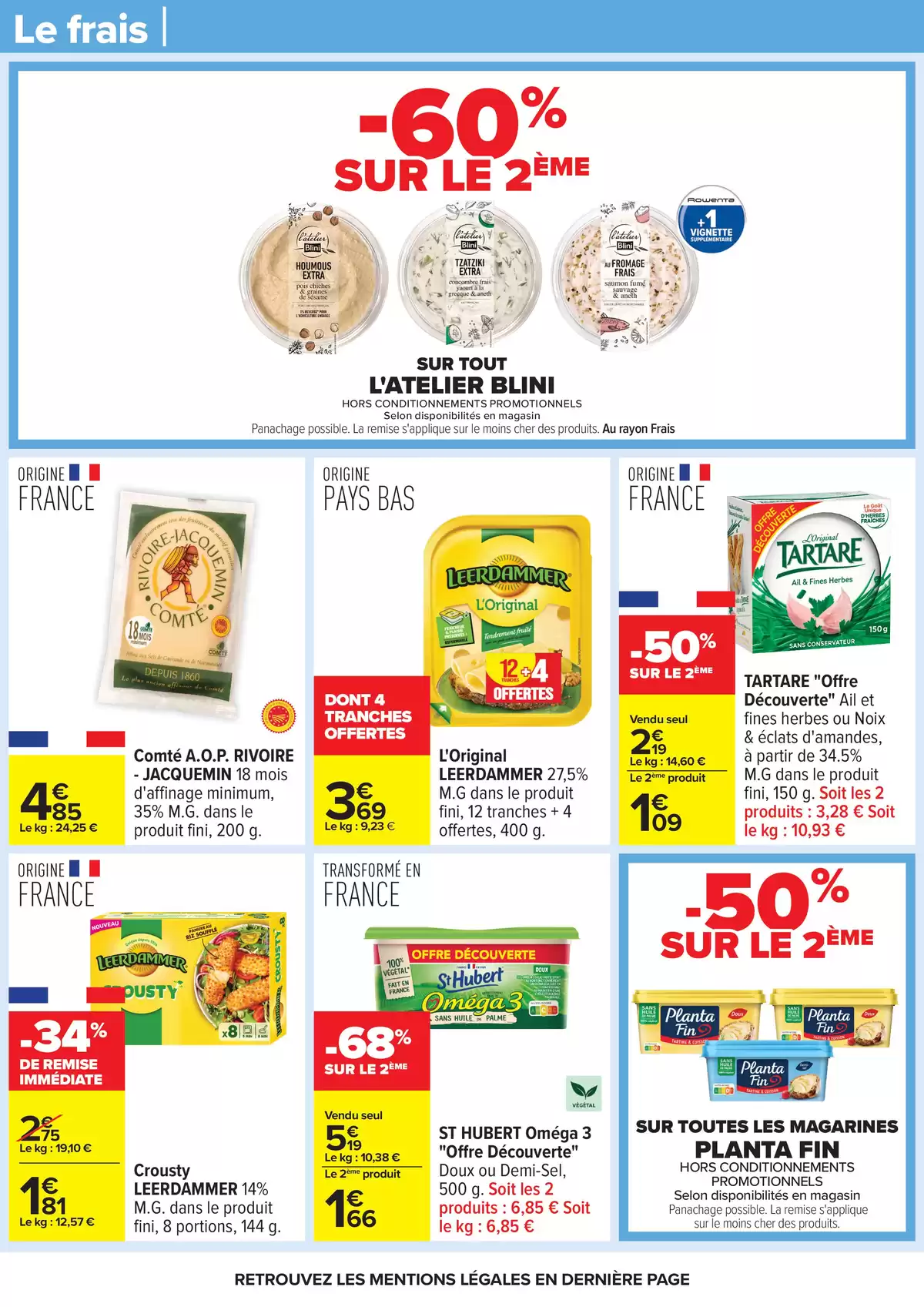 Ofertas de Carrefour Francia de 31 marzo a 13 abril 2026 FIESTA CREPES