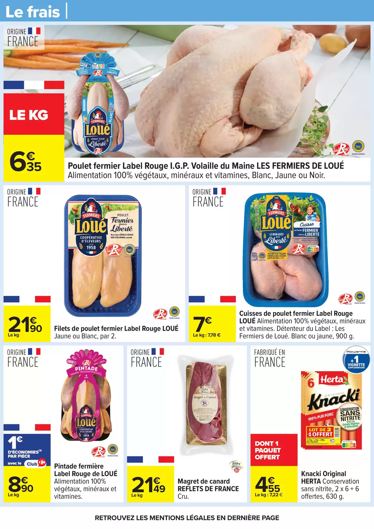 Ofertas de Carrefour Francia de 31 marzo a 13 abril 2026 FIESTA CREPES