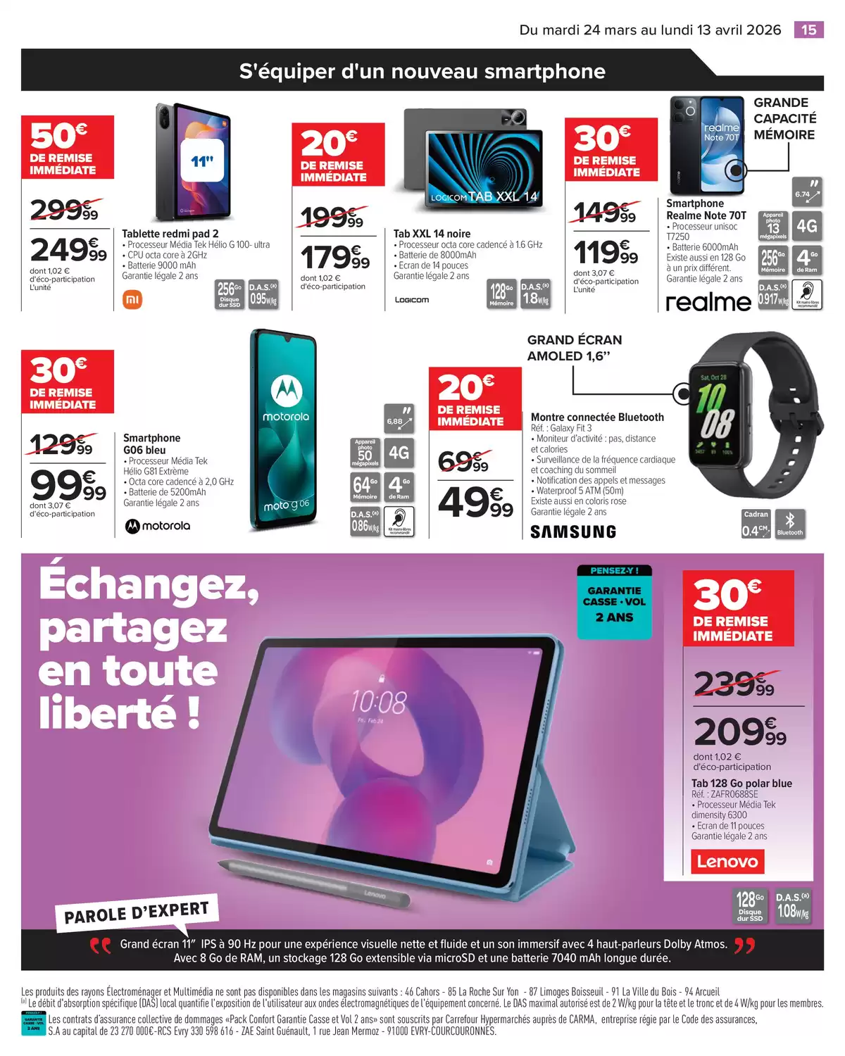 Ofertas de Carrefour Francia de 24 marzo a 13 abril 2026 Hagan Entrar las Buenas Ofertas de Primavera