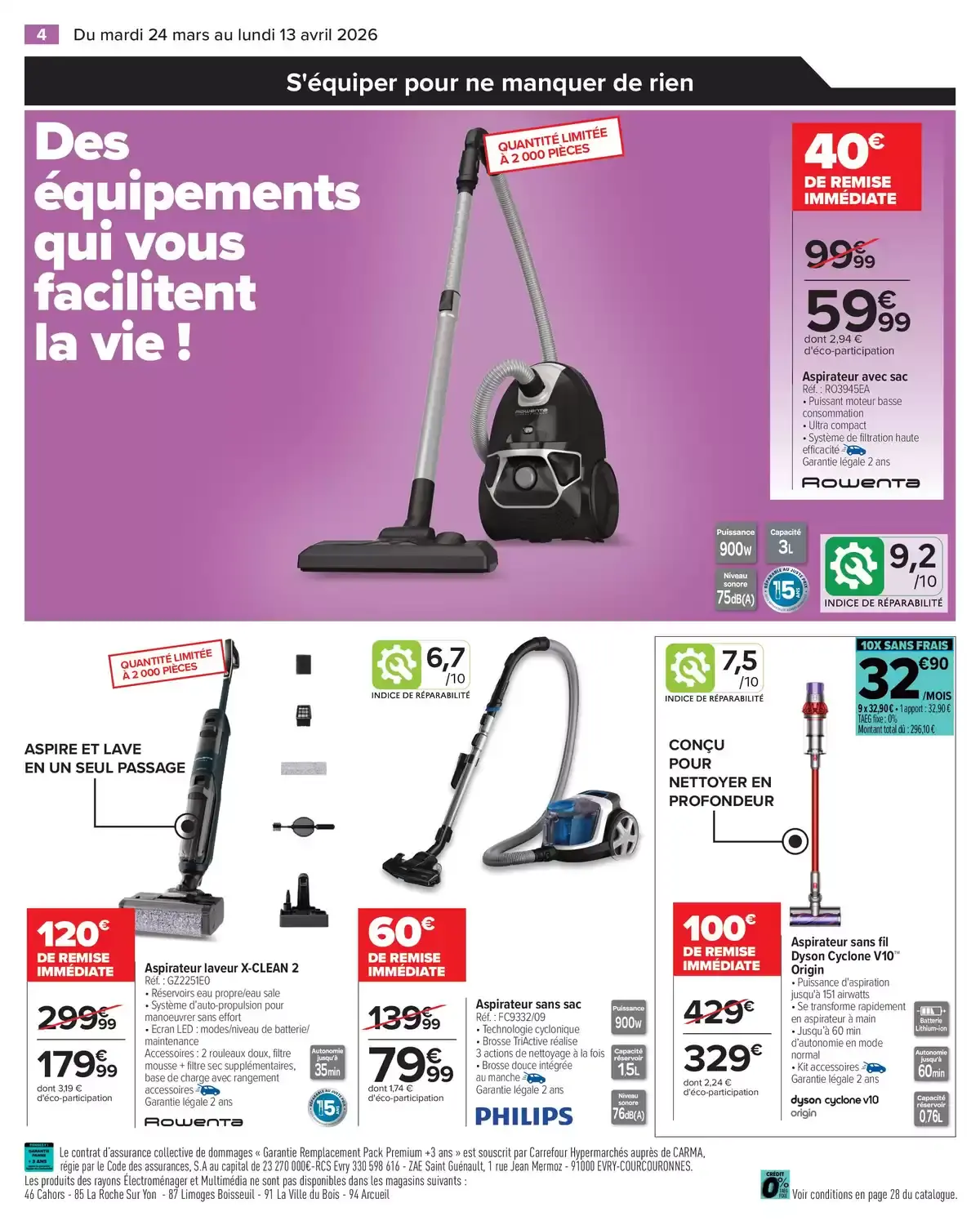 Ofertas de Carrefour Francia de 24 marzo a 13 abril 2026 Hagan Entrar las Buenas Ofertas de Primavera