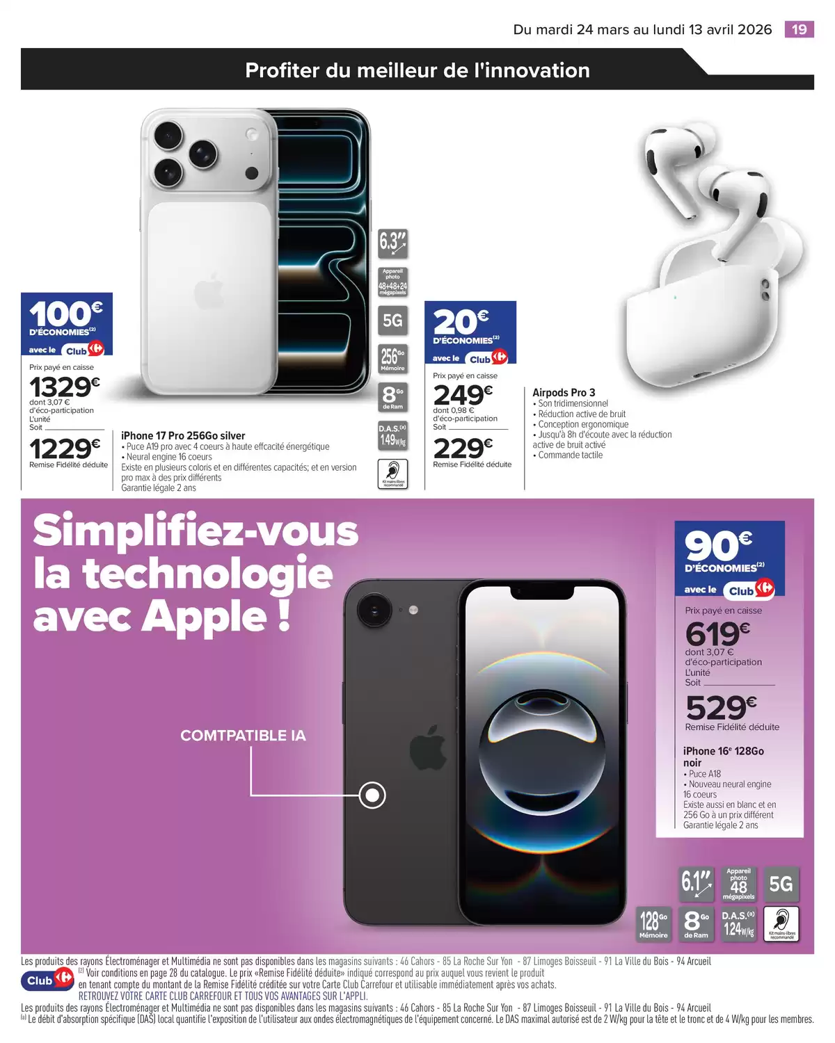 Ofertas de Carrefour Francia de 24 marzo a 13 abril 2026 Hagan Entrar las Buenas Ofertas de Primavera