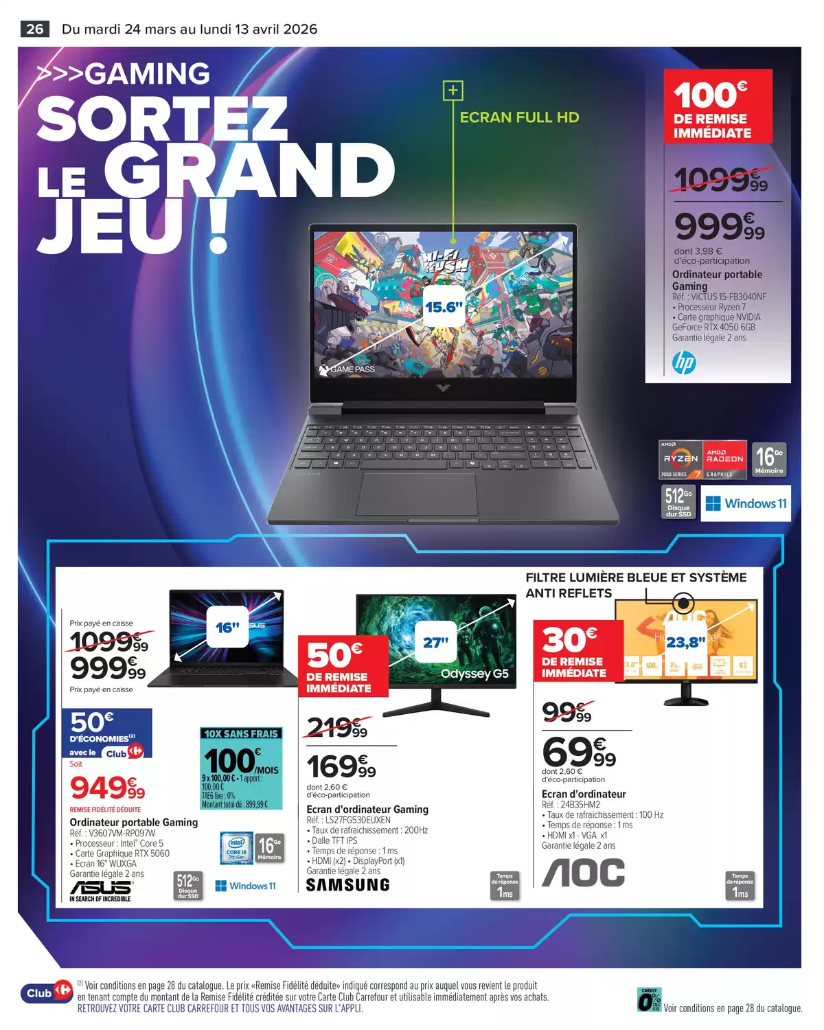 Ofertas de Carrefour Francia de 24 marzo a 13 abril 2026 Hagan Entrar las Buenas Ofertas de Primavera