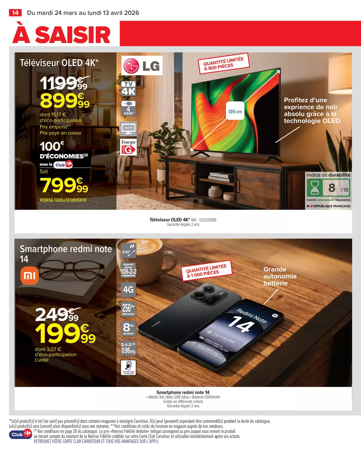 Ofertas de Carrefour Francia de 24 marzo a 13 abril 2026 Hagan Entrar las Buenas Ofertas de Primavera