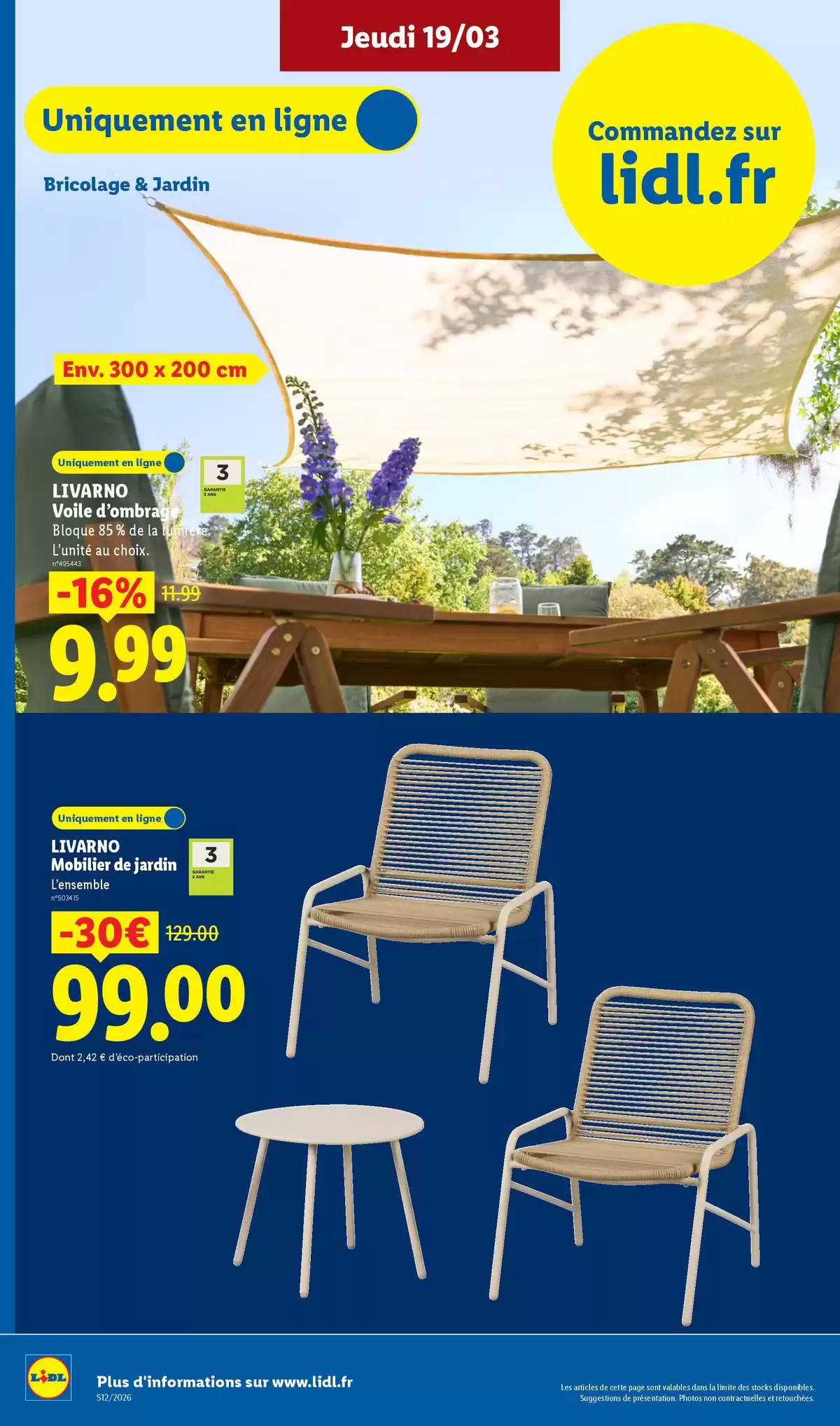 Offres Lidl France de 20 à 25 mars 2026 De Bons Produits pour Pâques, Ça Vaut le Coup