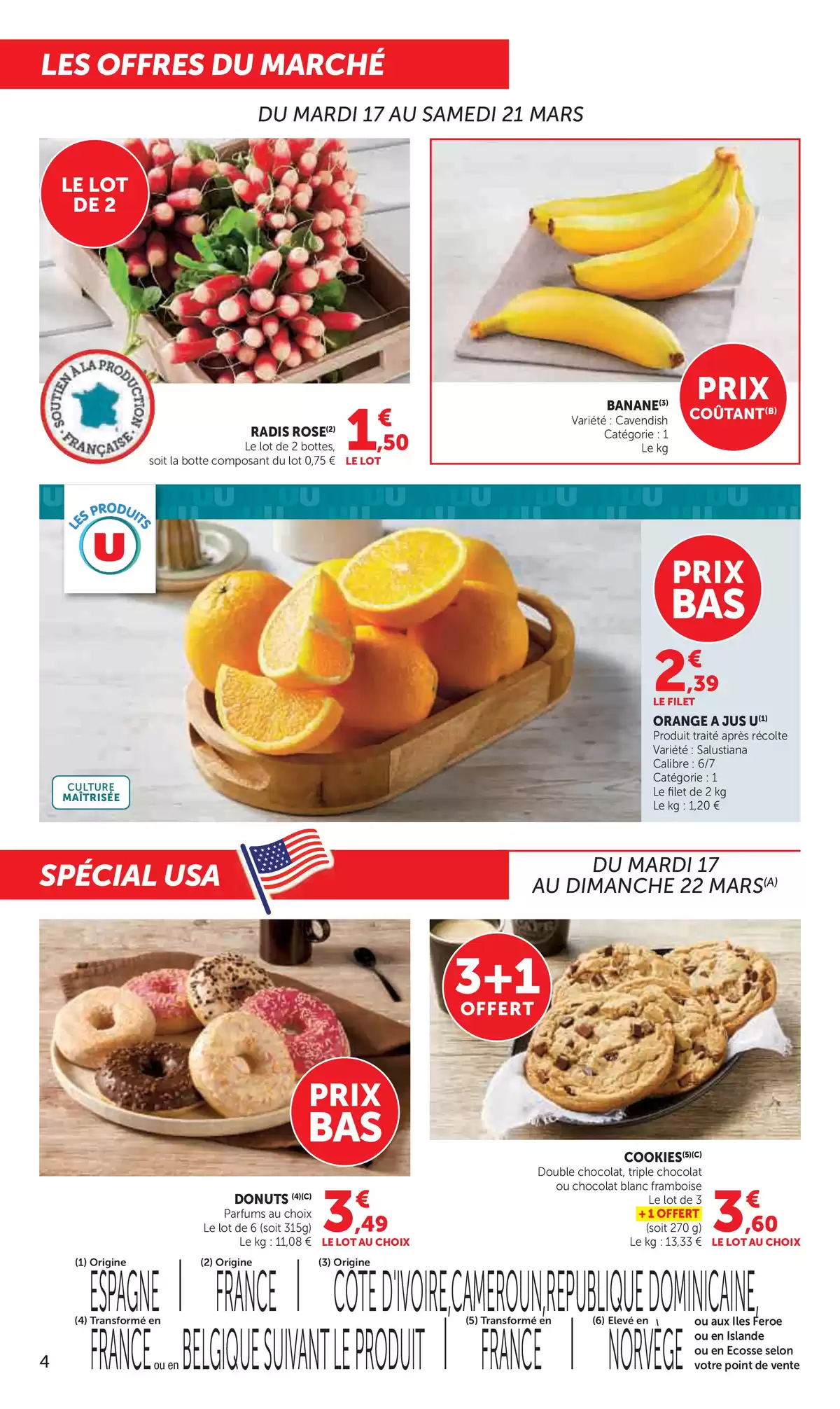 Offres U Express France de 17 à 29 mars 2026 Nos offres du moment