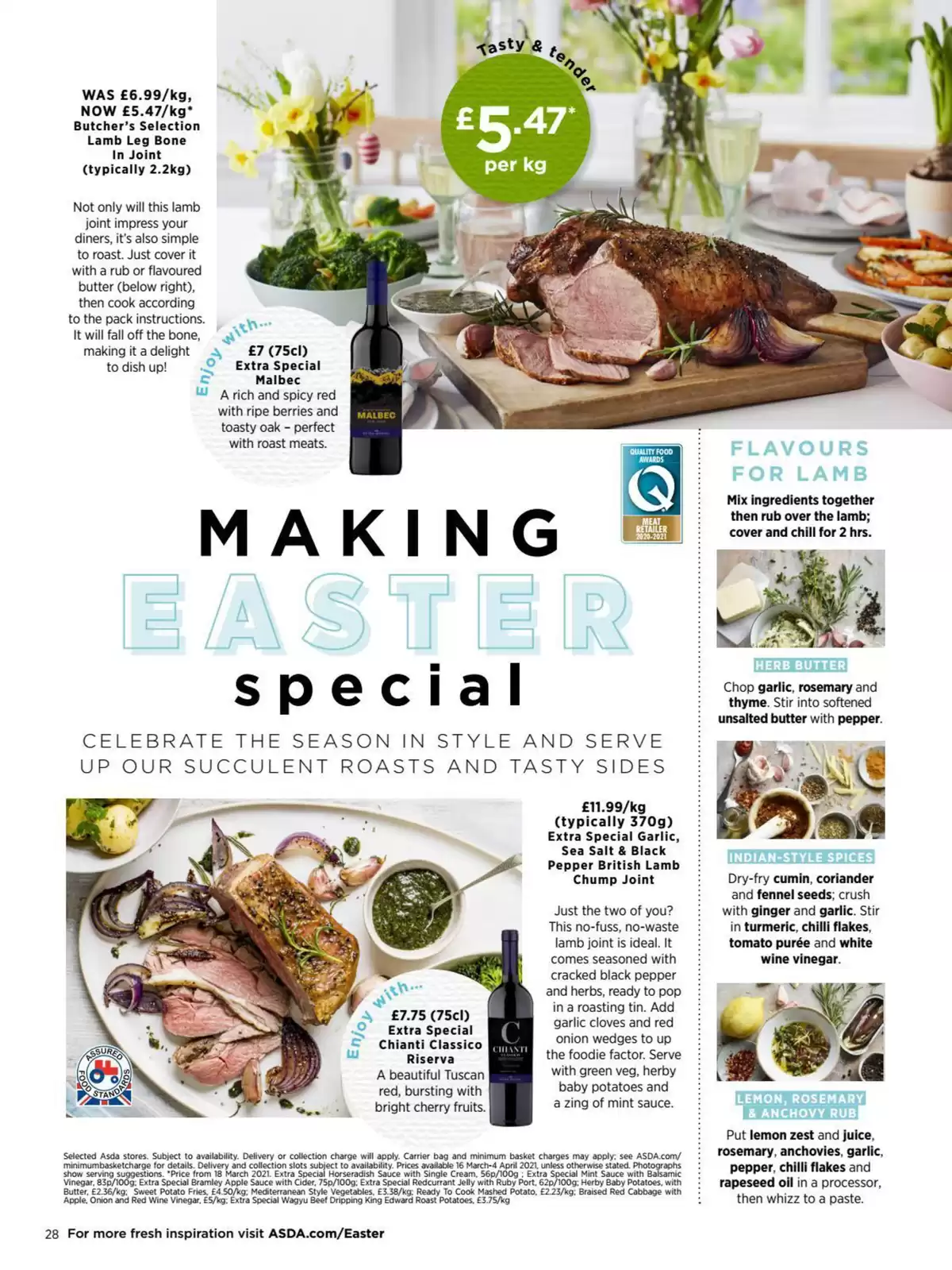 عروض آسدا سوبر ماركت المملكة المتحدة من ١ مارس حتى ٣١ مايو ٢٠٢٦ دليل أسدا الربيعي - آسدا سوبر ماركت - المملكة المتحدة - 1 مارس 2026 – 31 مايو 2026 - صفحة 28