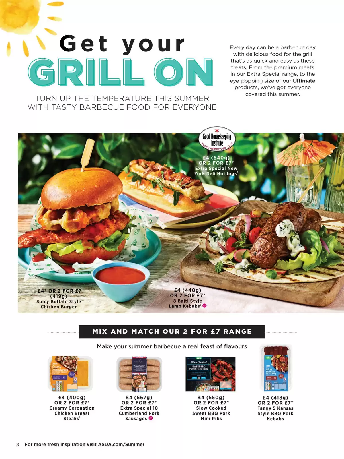 عروض آسدا سوبر ماركت المملكة المتحدة من ١ يونيو حتى ٣١ أغسطس ٢٠٢٦ دليل أسدا الربيعي - آسدا سوبر ماركت - المملكة المتحدة - 1 يونيو 2026 – 31 اغسطس 2026 - صفحة 8