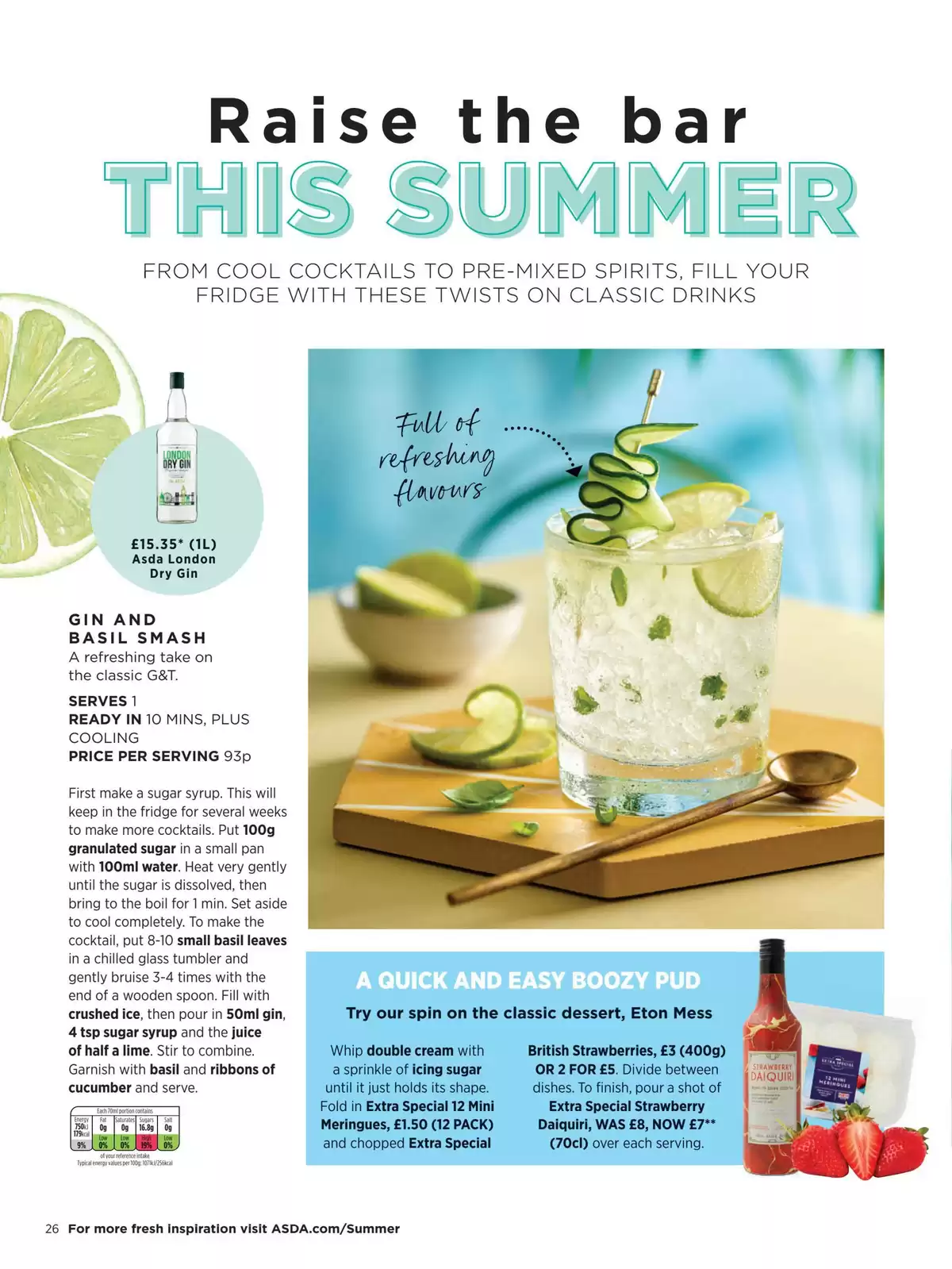 عروض آسدا سوبر ماركت المملكة المتحدة من ١ يونيو حتى ٣١ أغسطس ٢٠٢٦ دليل أسدا الربيعي - آسدا سوبر ماركت - المملكة المتحدة - 1 يونيو 2026 – 31 اغسطس 2026 - صفحة 26