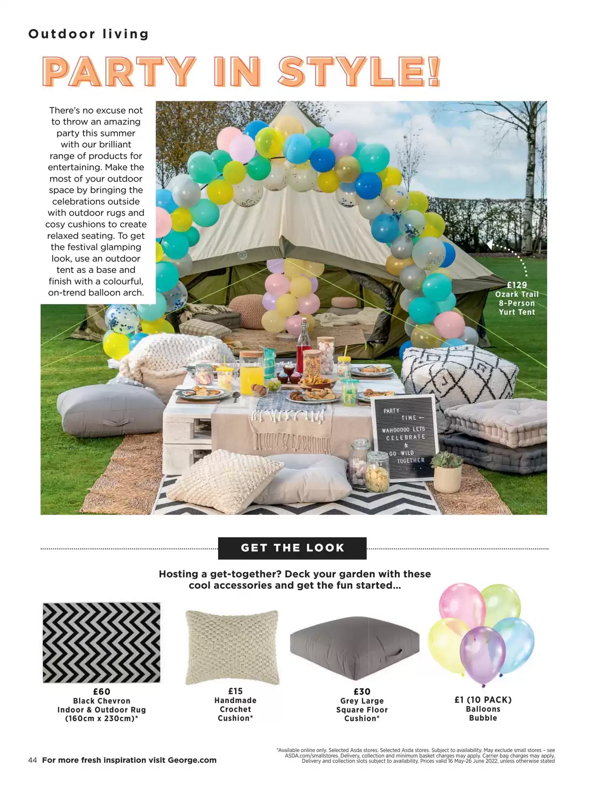 عروض آسدا سوبر ماركت المملكة المتحدة من ١ يونيو حتى ٣١ أغسطس ٢٠٢٦ دليل أسدا الربيعي - آسدا سوبر ماركت - المملكة المتحدة - 1 يونيو 2026 – 31 اغسطس 2026 - صفحة 44