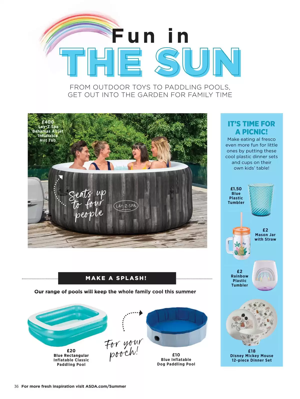 عروض آسدا سوبر ماركت المملكة المتحدة من ١ يونيو حتى ٣١ أغسطس ٢٠٢٦ دليل أسدا الربيعي - آسدا سوبر ماركت - المملكة المتحدة - 1 يونيو 2026 – 31 اغسطس 2026 - صفحة 36