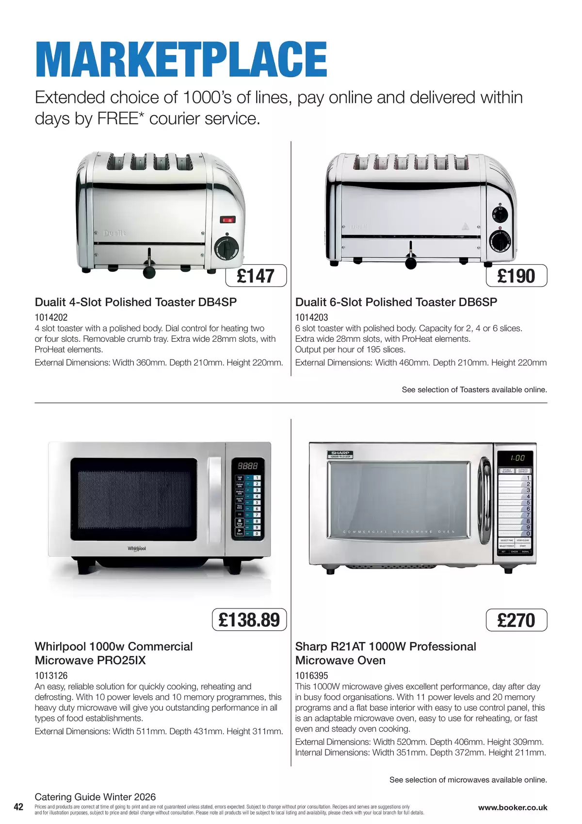 عروض جملة بوكر المملكة المتحدة من ٦ مارس حتى ٣١ ديسمبر ٢٠٢٦ ببساطة قيمة كبيرة - جملة بوكر - المملكة المتحدة - 6 مارس 2026 – 31 ديسمبر 2026 - صفحة 42