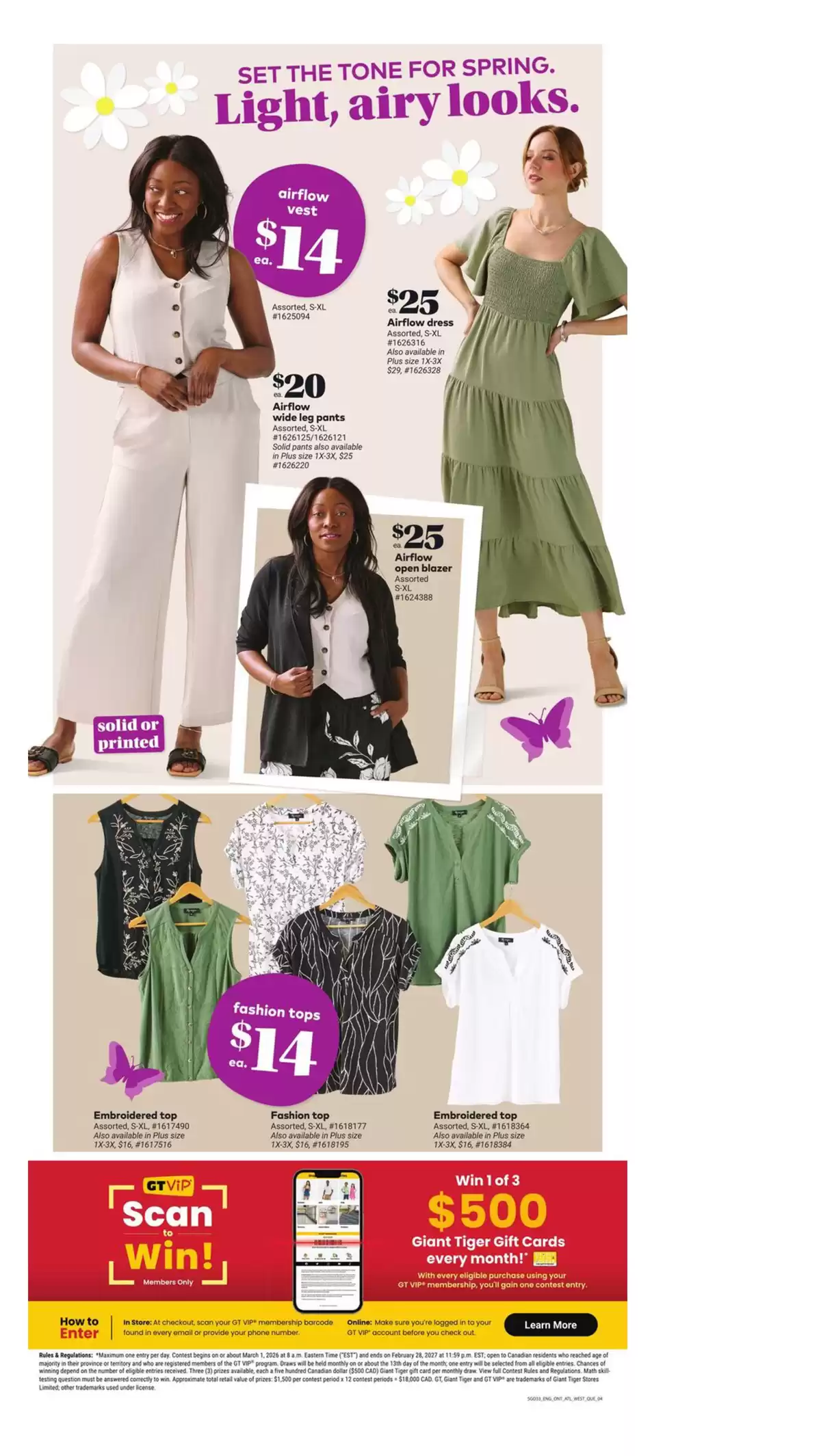 Offres Giant Tiger Canada de 18 à 24 mars 2026 Le bas prix est ce que nous faisons