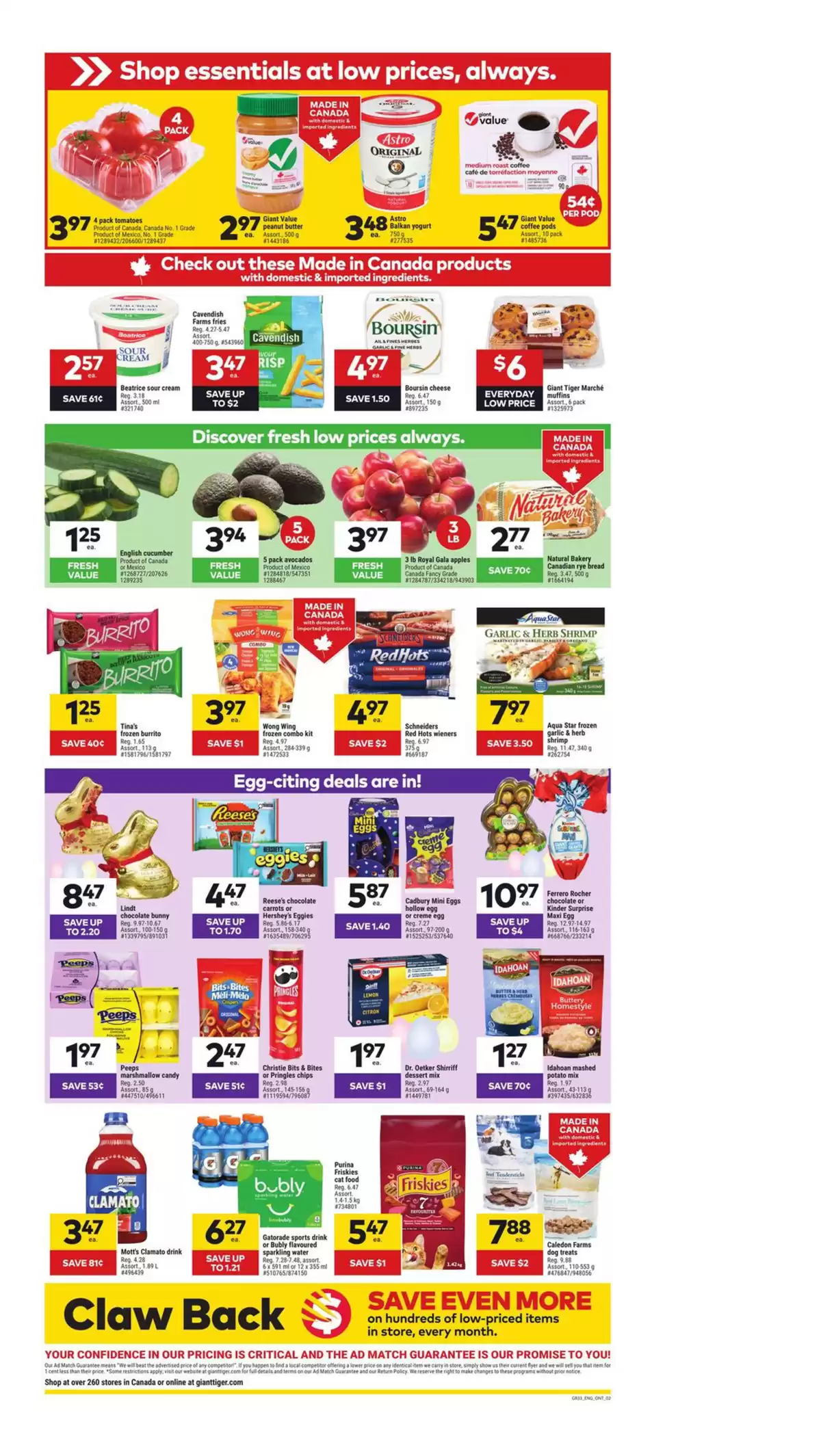 Offres Giant Tiger Canada de 18 à 24 mars 2026 Le bas prix est ce que nous faisons