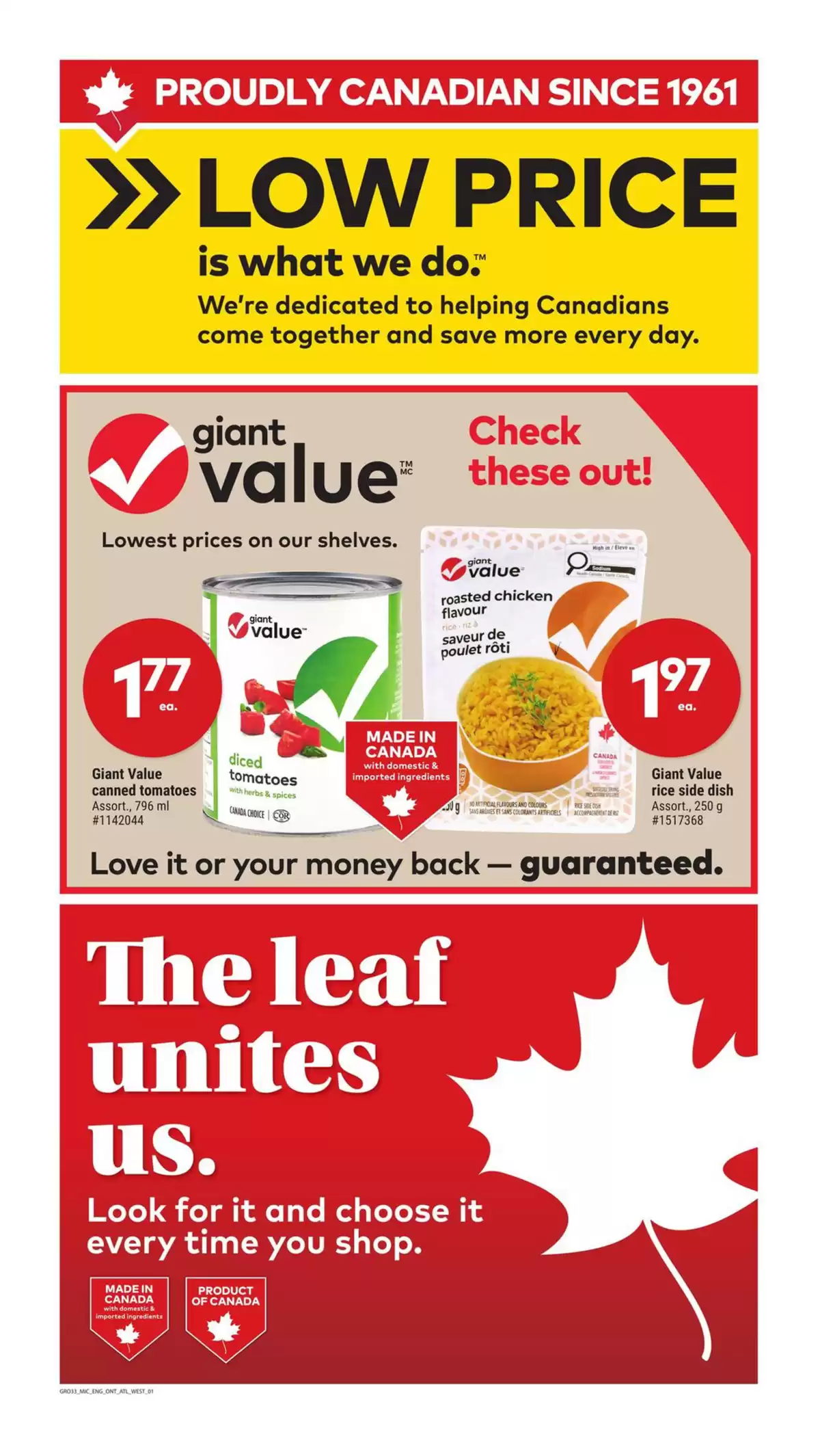 Offres Giant Tiger Canada de 18 à 24 mars 2026 Le bas prix est ce que nous faisons