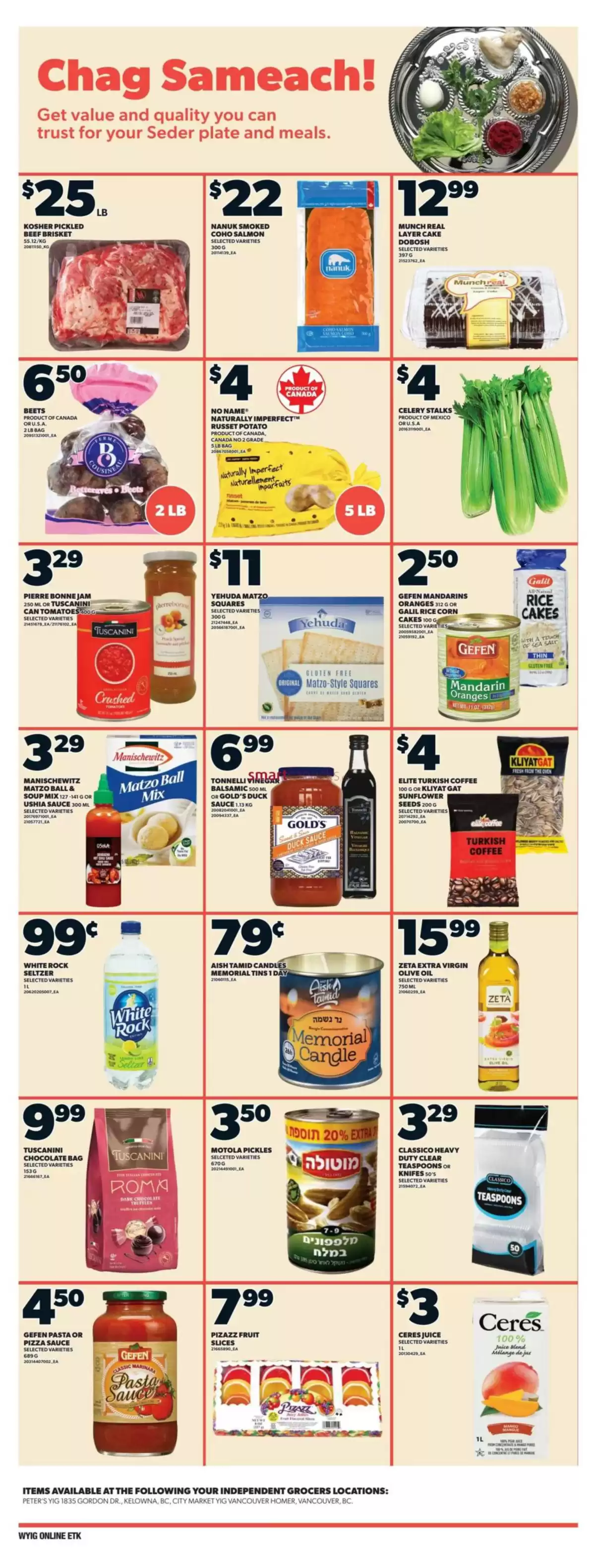 Offres Independent Grocer Canada de 19 à 25 mars 2026 Prospectus hebdomadaire de l'épicerie indépendante