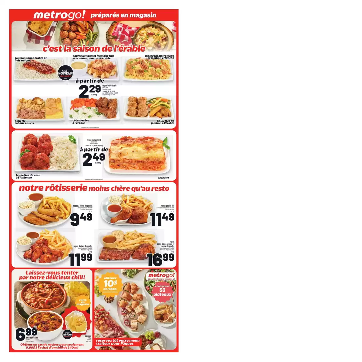 Metro supermarket Canada offers from 19 to 25 March 2026 Discounts and promotions