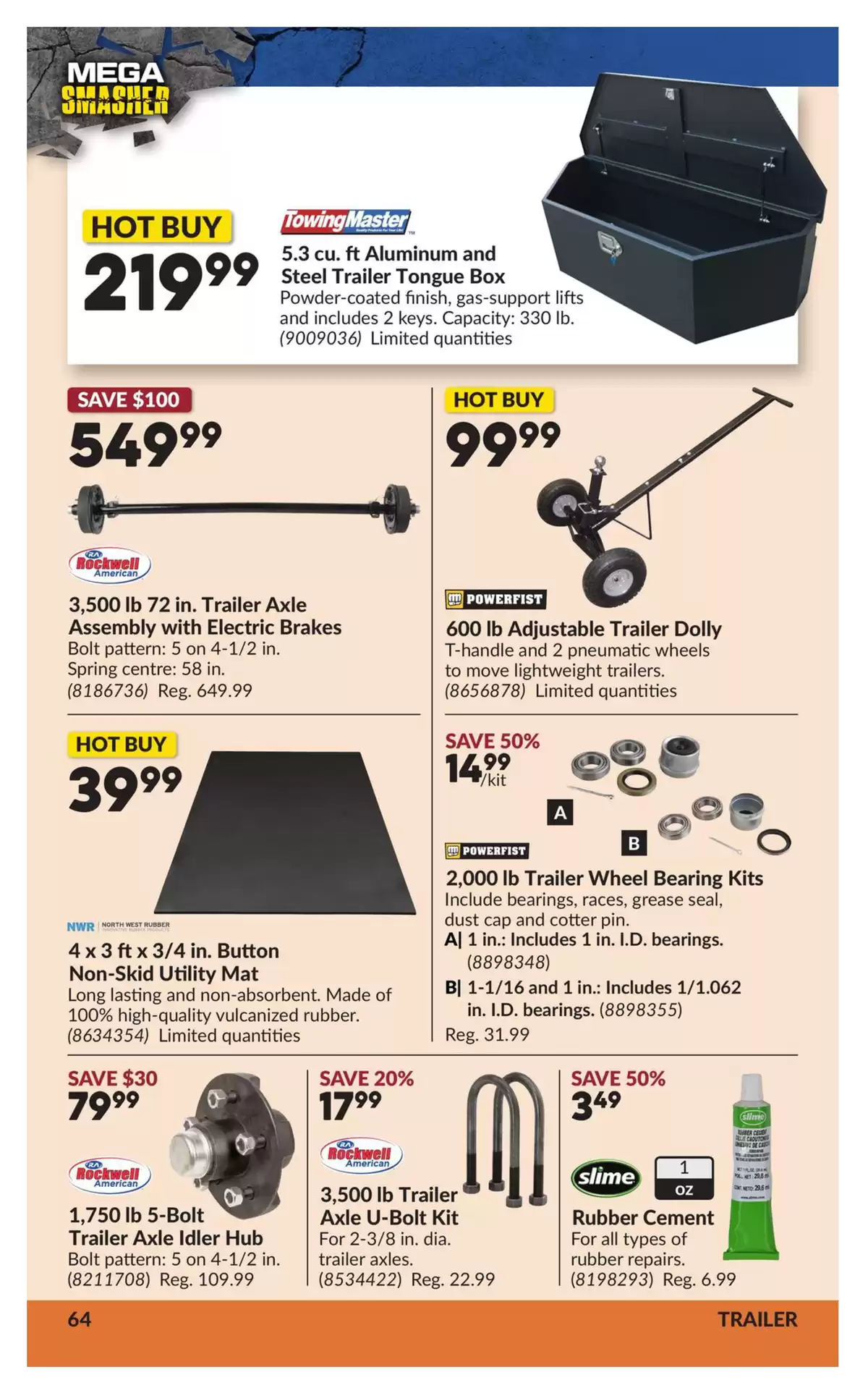 Ofertas de Princess Auto Canadá de 10 a 22 marzo 2026 Ofertas Mega Smasher