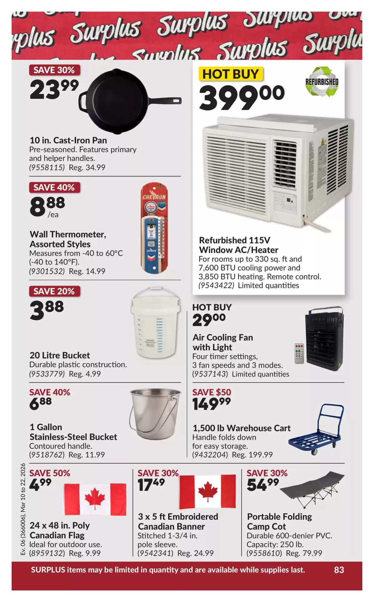 Ofertas de Princess Auto Canadá de 10 a 22 marzo 2026 Ofertas Mega Smasher