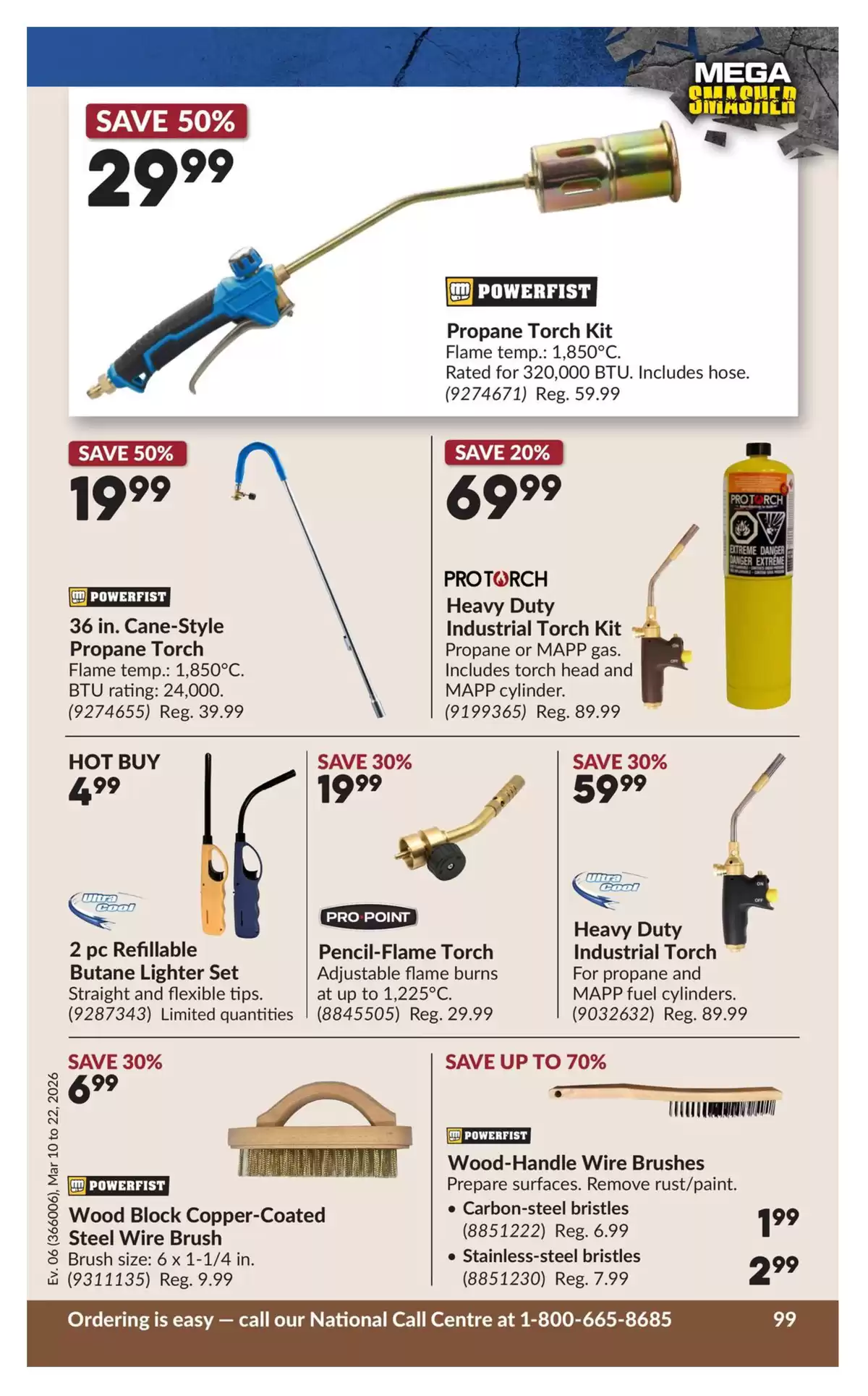 Ofertas de Princess Auto Canadá de 10 a 22 marzo 2026 Ofertas Mega Smasher