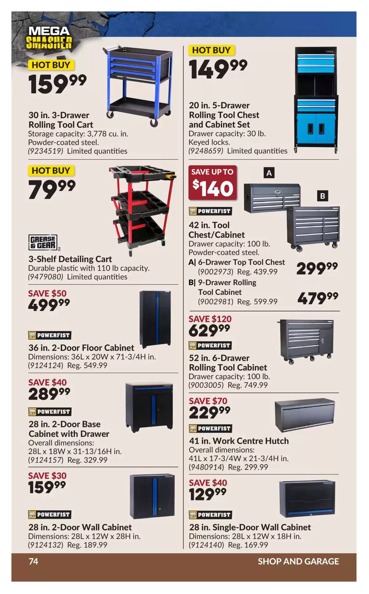 Ofertas de Princess Auto Canadá de 10 a 22 marzo 2026 Ofertas Mega Smasher