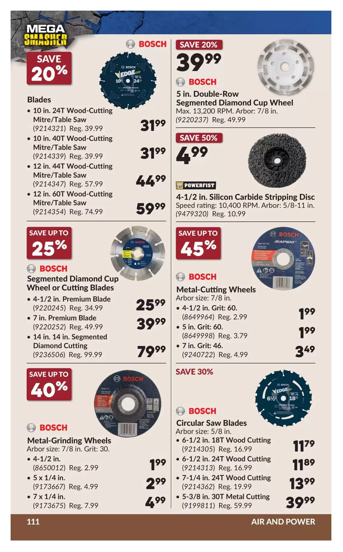 Ofertas de Princess Auto Canadá de 10 a 22 marzo 2026 Ofertas Mega Smasher