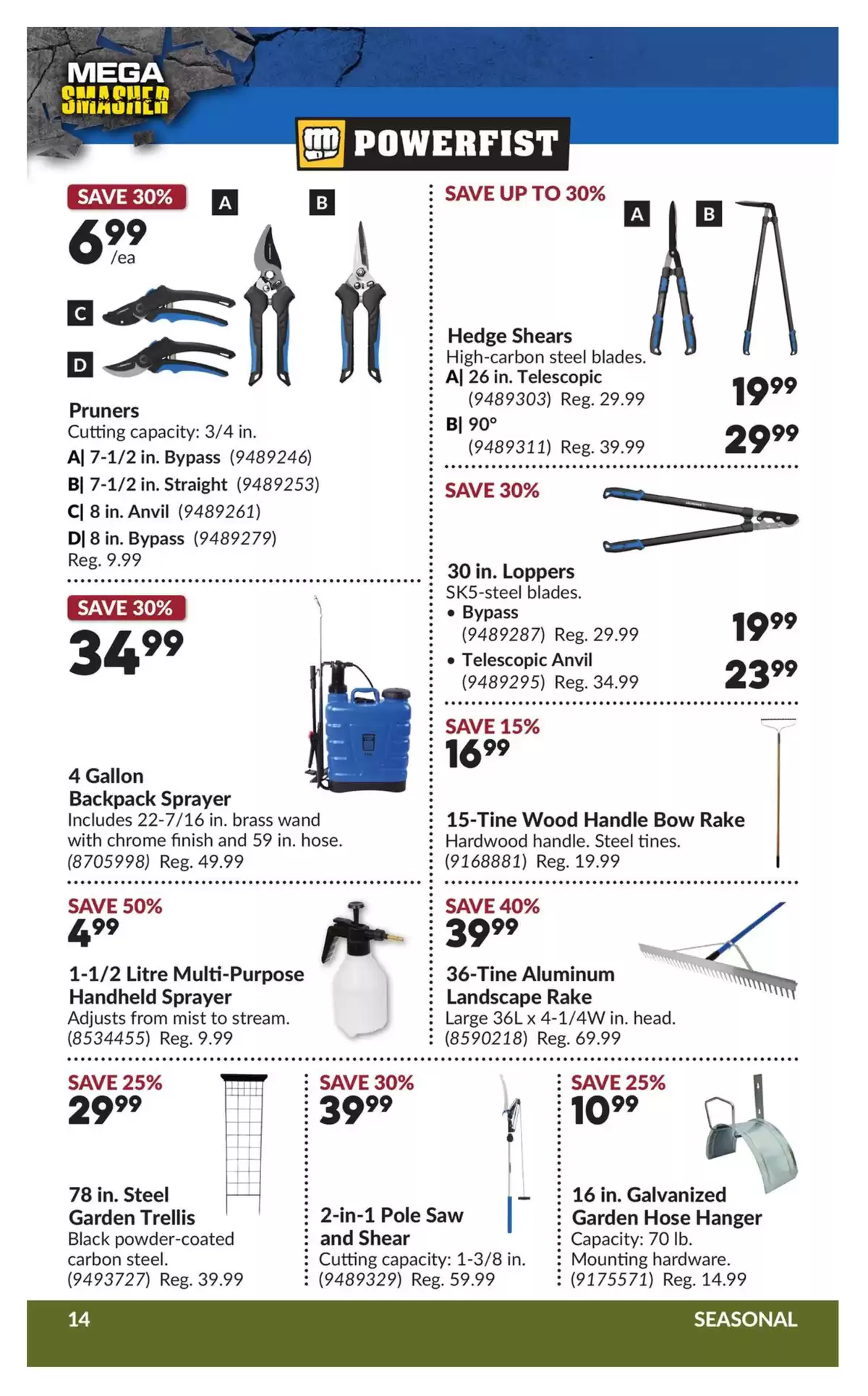 Ofertas de Princess Auto Canadá de 10 a 22 marzo 2026 Ofertas Mega Smasher