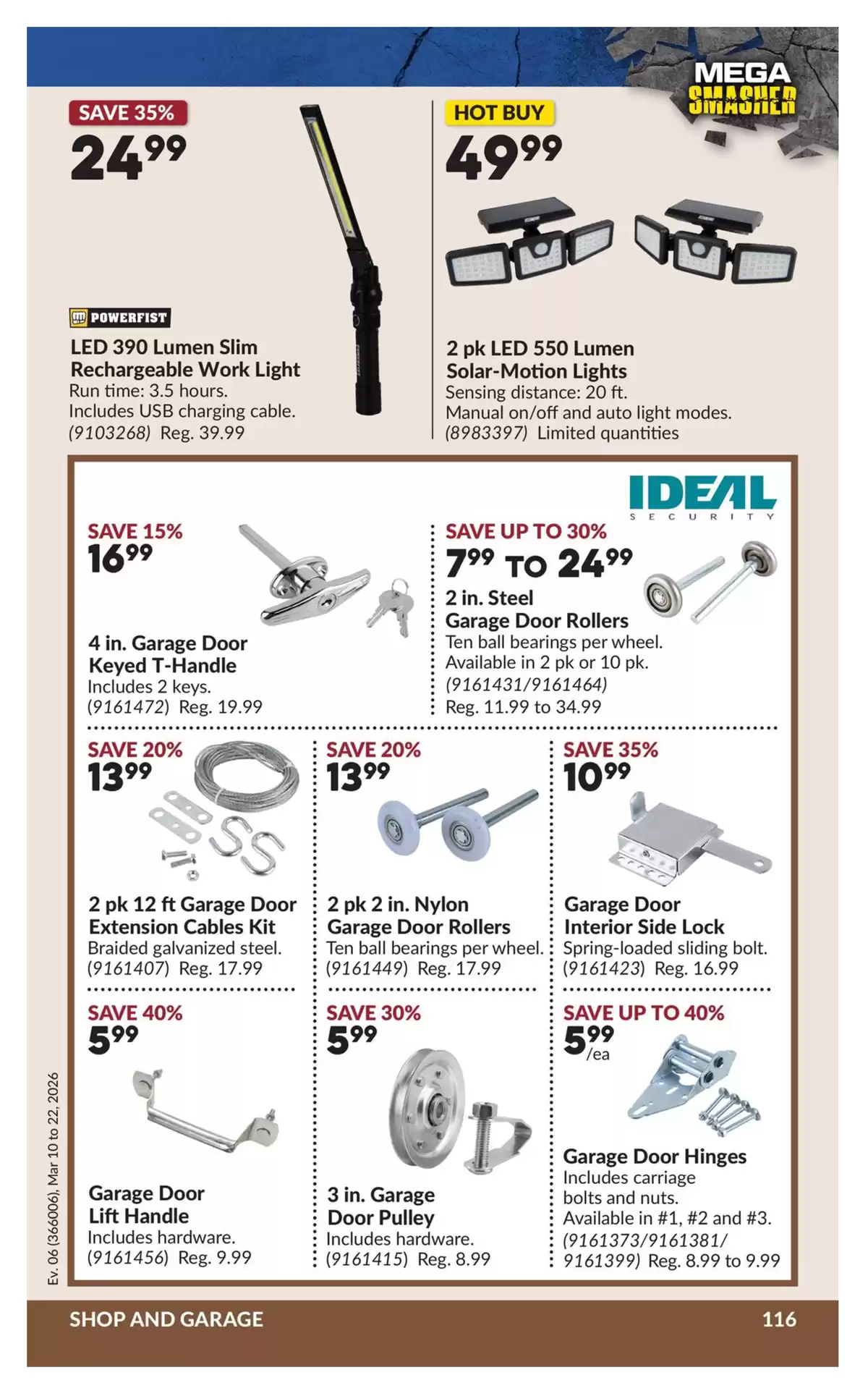 Ofertas de Princess Auto Canadá de 10 a 22 marzo 2026 Ofertas Mega Smasher