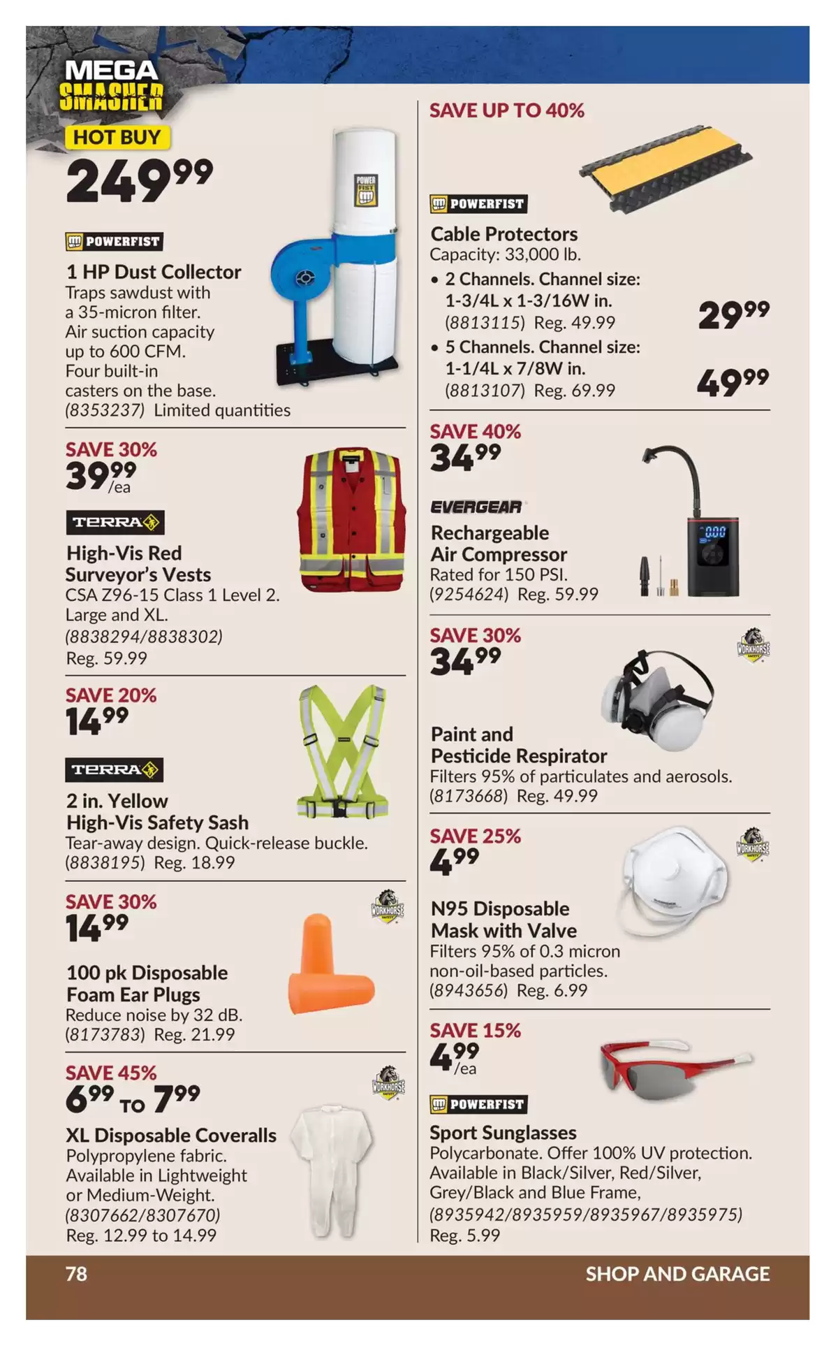 Ofertas de Princess Auto Canadá de 10 a 22 marzo 2026 Ofertas Mega Smasher